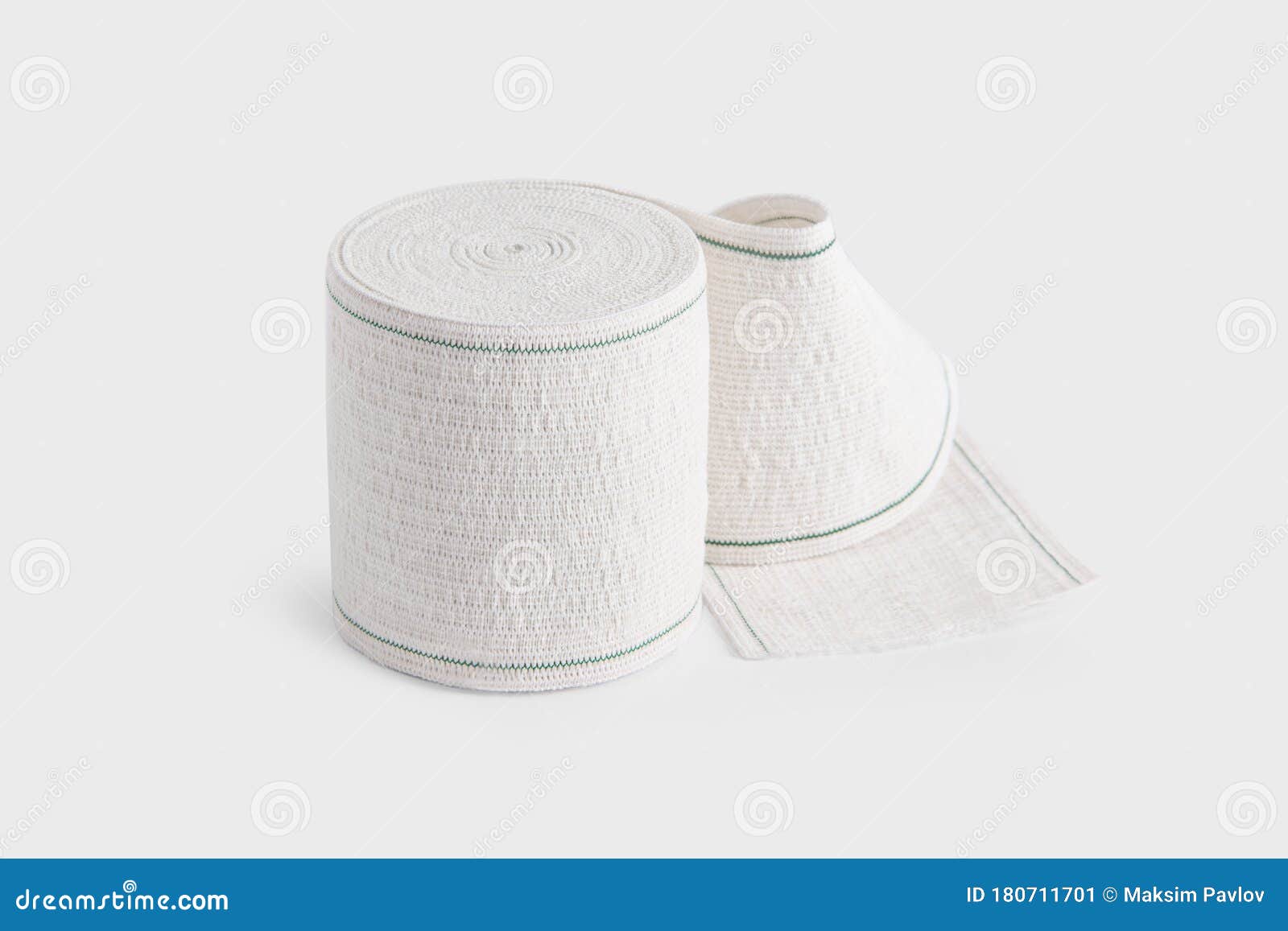 Sterile Medical Bandage Roll for Broken Bone or Release Pain. Elastic