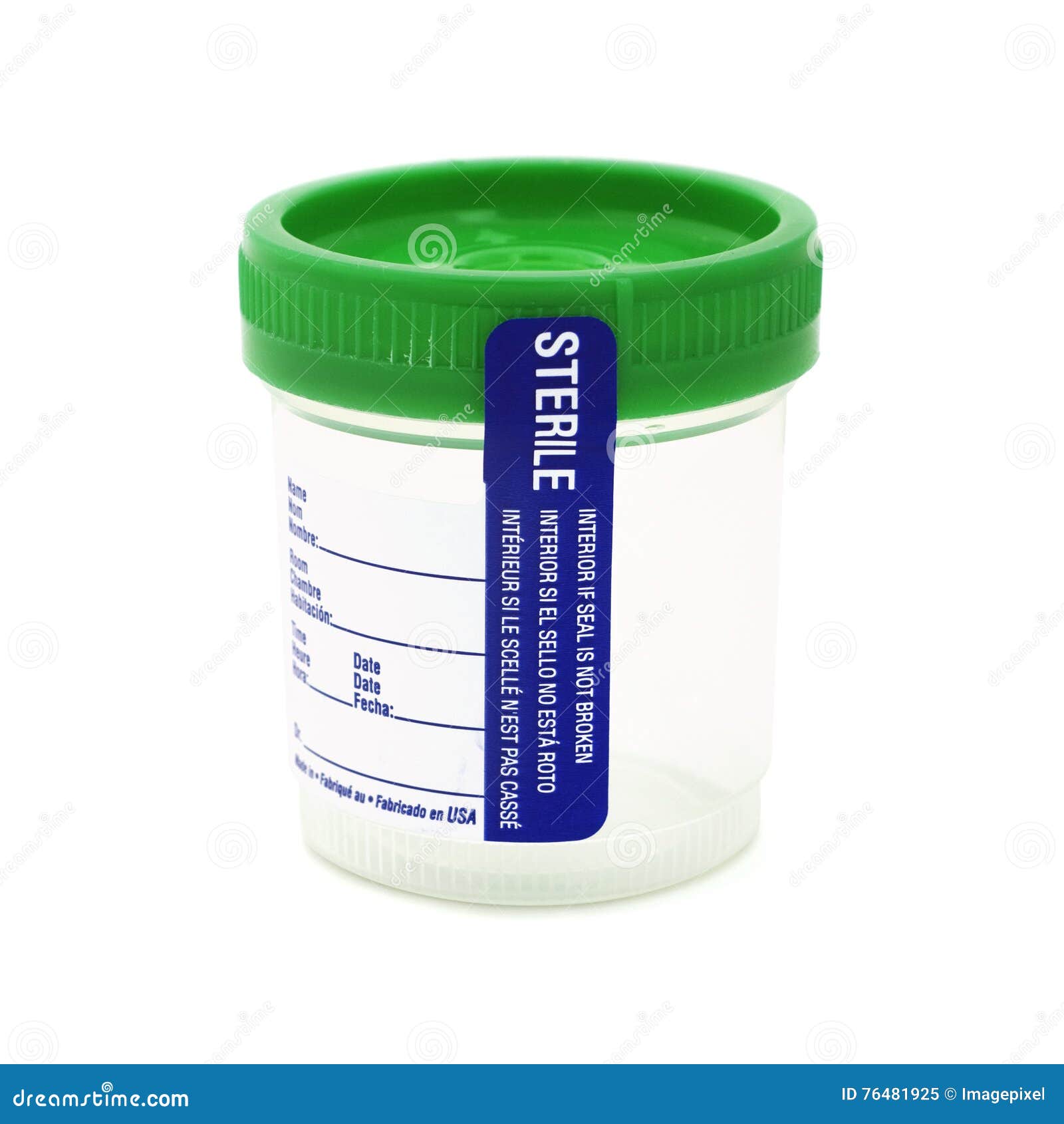 sterile urine cup