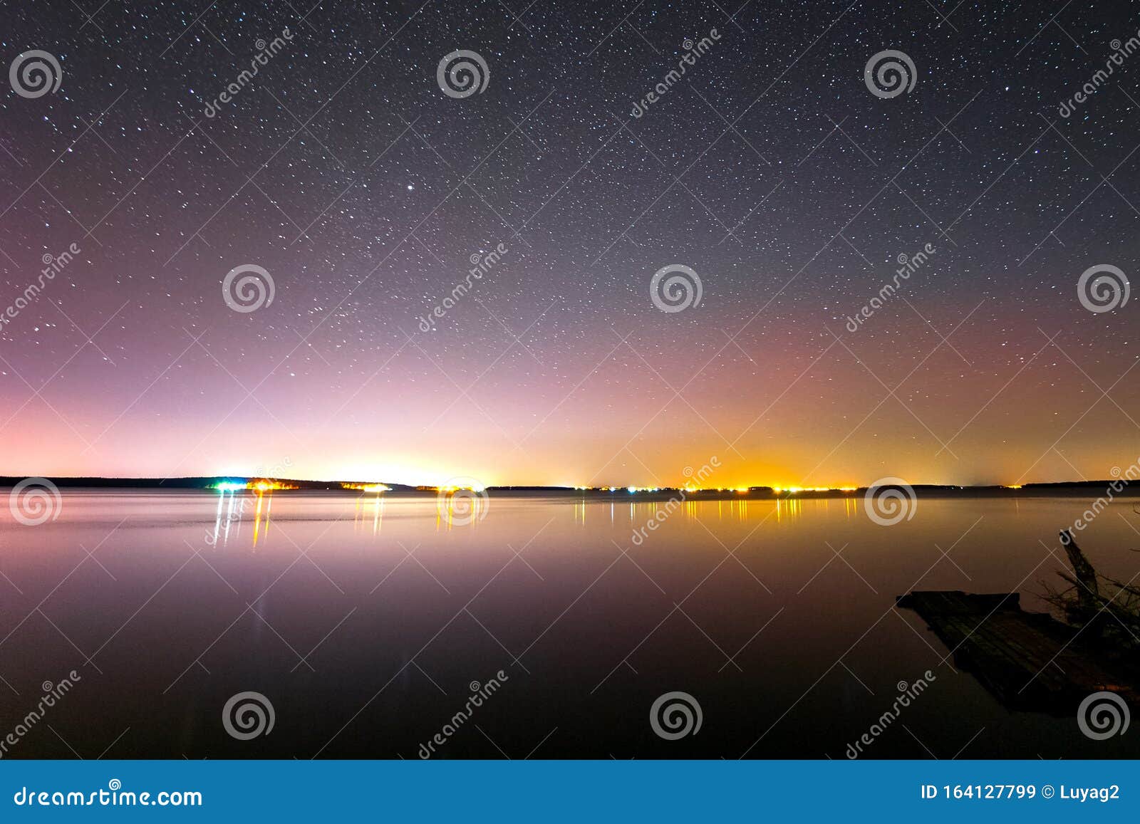 Sternenhimmel Uber Dem See Sternenhimmel Hintergrundbild Der Sterne Am Nachthimmel Und Der Milchstrasse Stockbild Bild Von Hintergrundbild Sterne