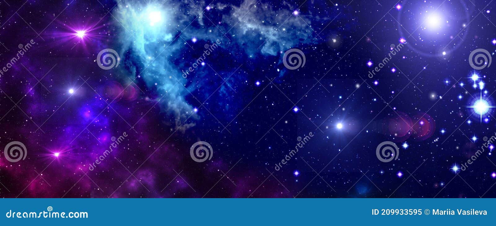 Sternenklarer Nächtlicher Himmel Stock Abbildung - Illustration von tief,  kosmisch: 209933595