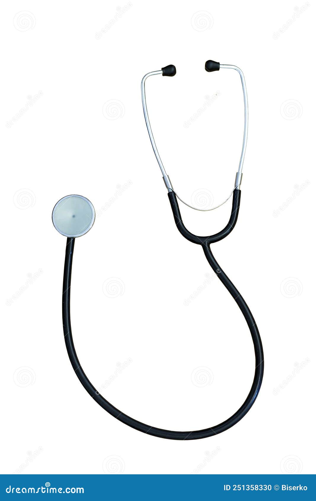 Stethoscope Classical Medical Equipment Stock Photo - Image of earpiece ...