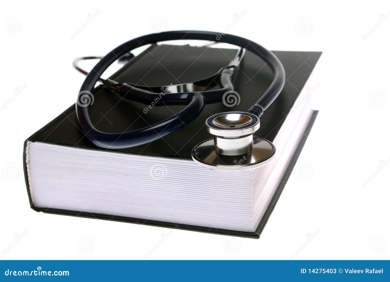 Stethoscope with book stock image. Image of instrument 14275403