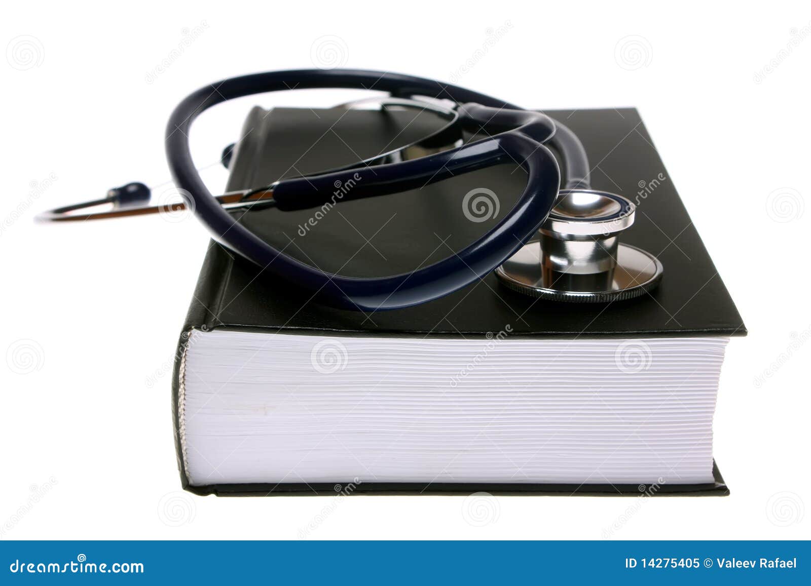 Stethoscope with book stock image. Image of medical, instrument 14275405