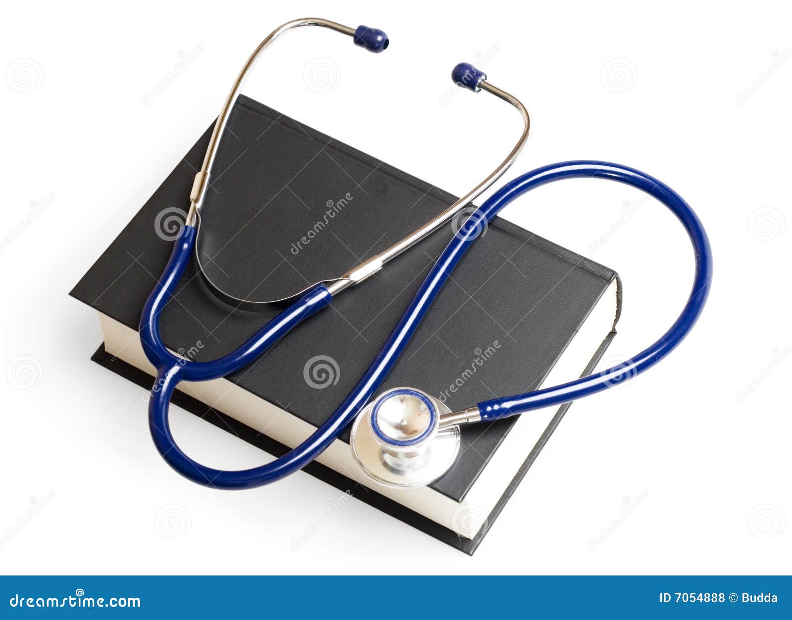 Stethoscope and book stock photo. Image of emergency, equipment 7054888