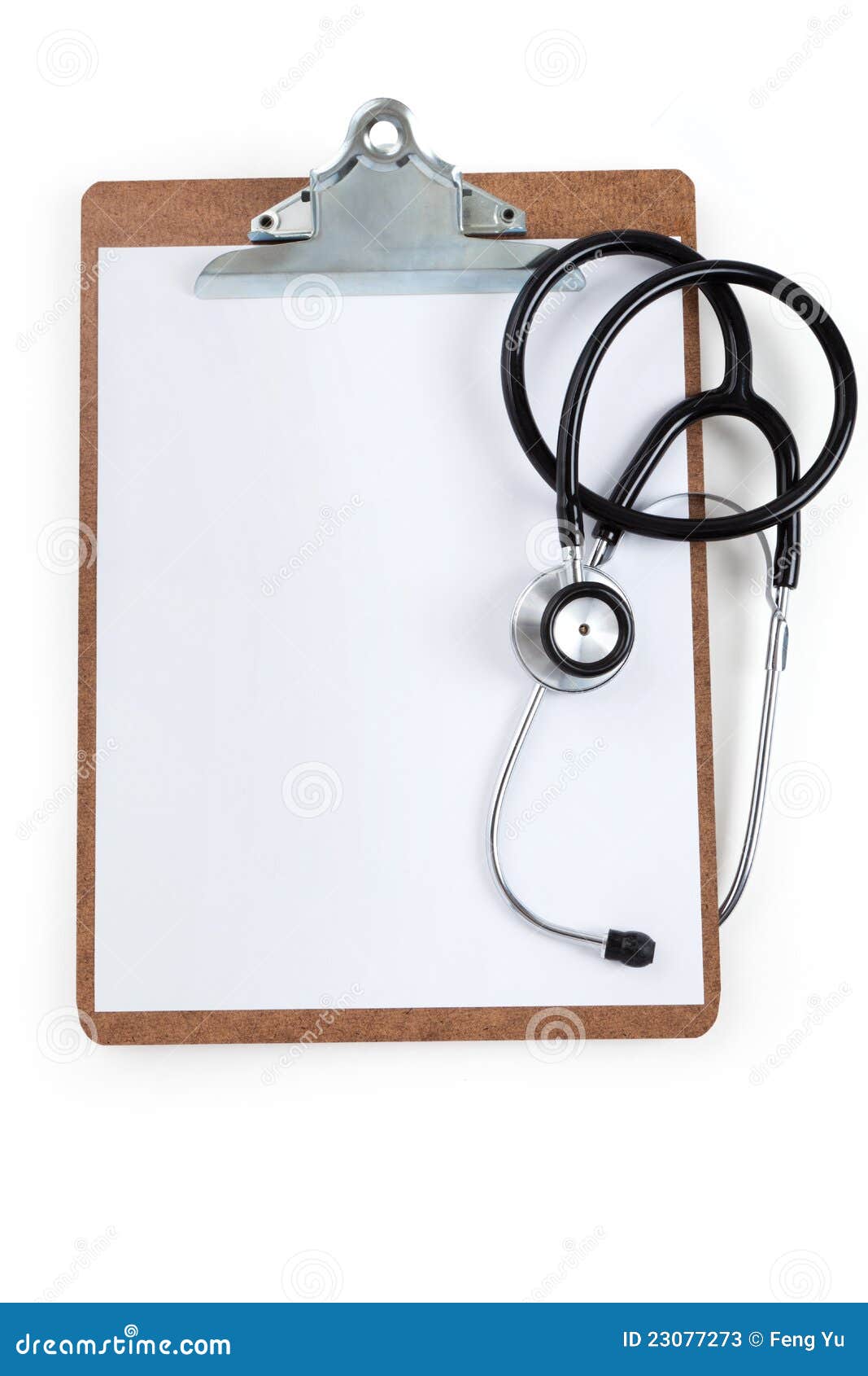 Stethoscope and Clipboard stock image. Image of note 23077273