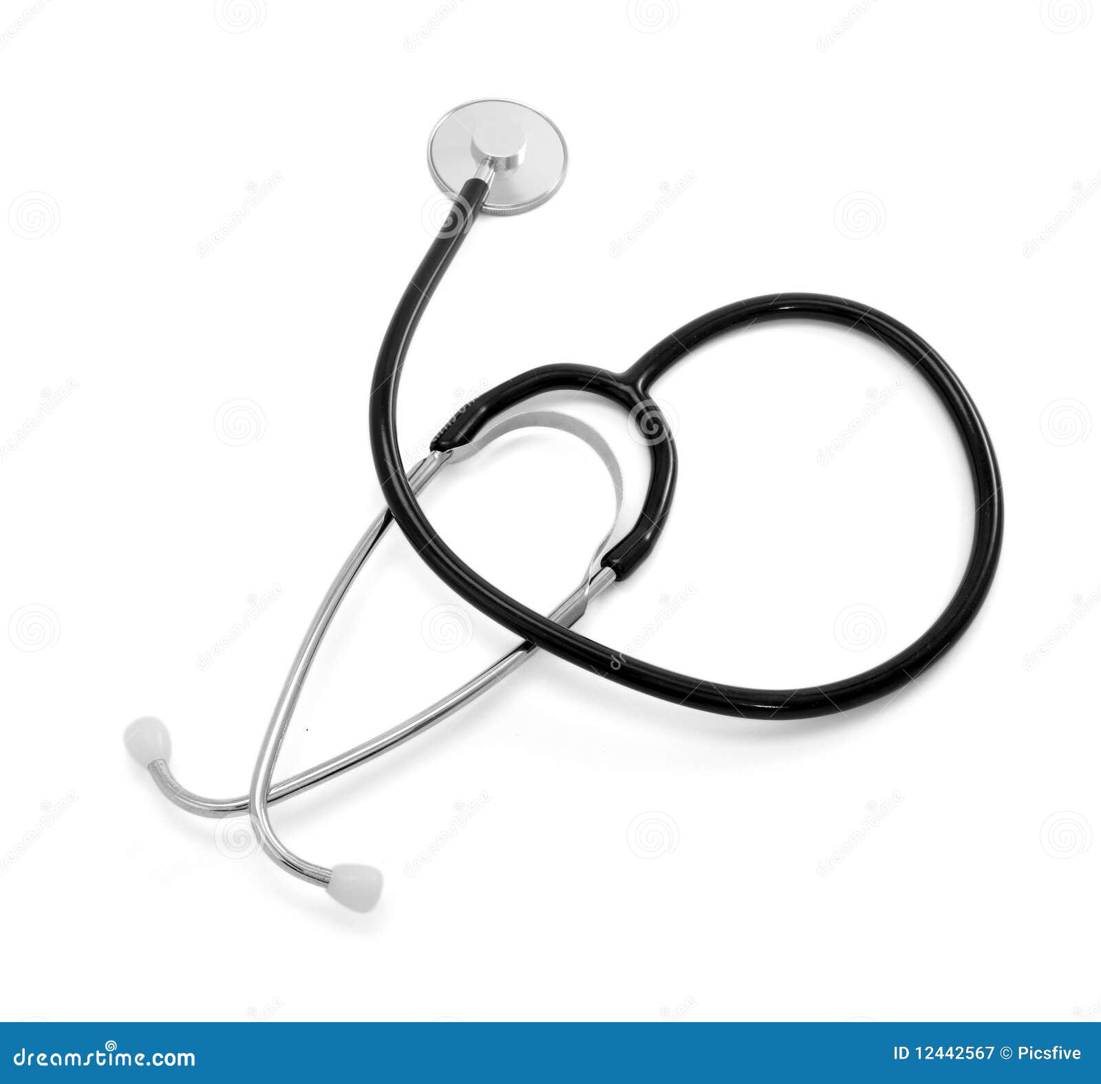 Stethoscope Heart Health Care Medicine Tool Stock Image