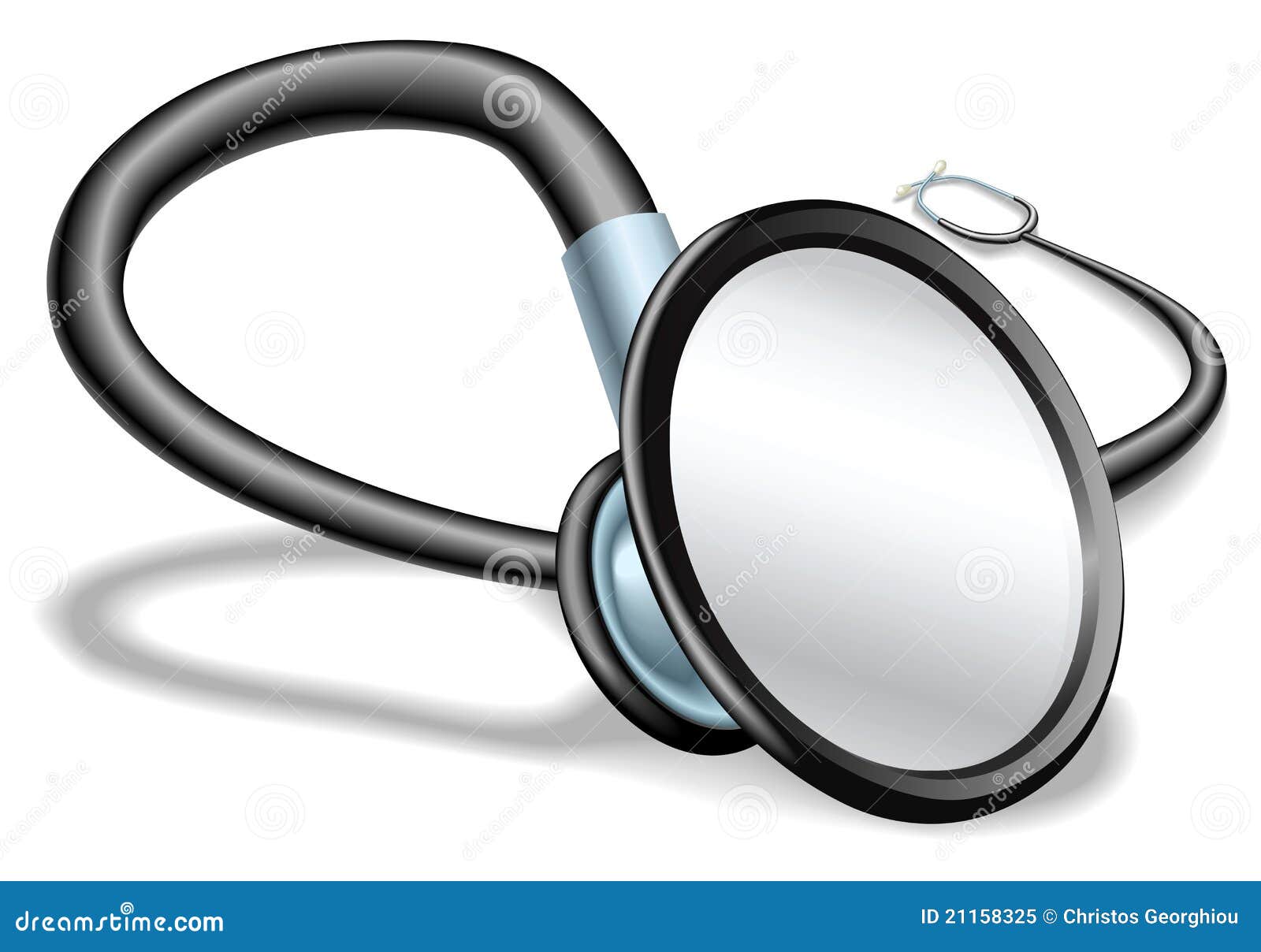 Stethoscope illustration stock vector. Illustration of device 21158325