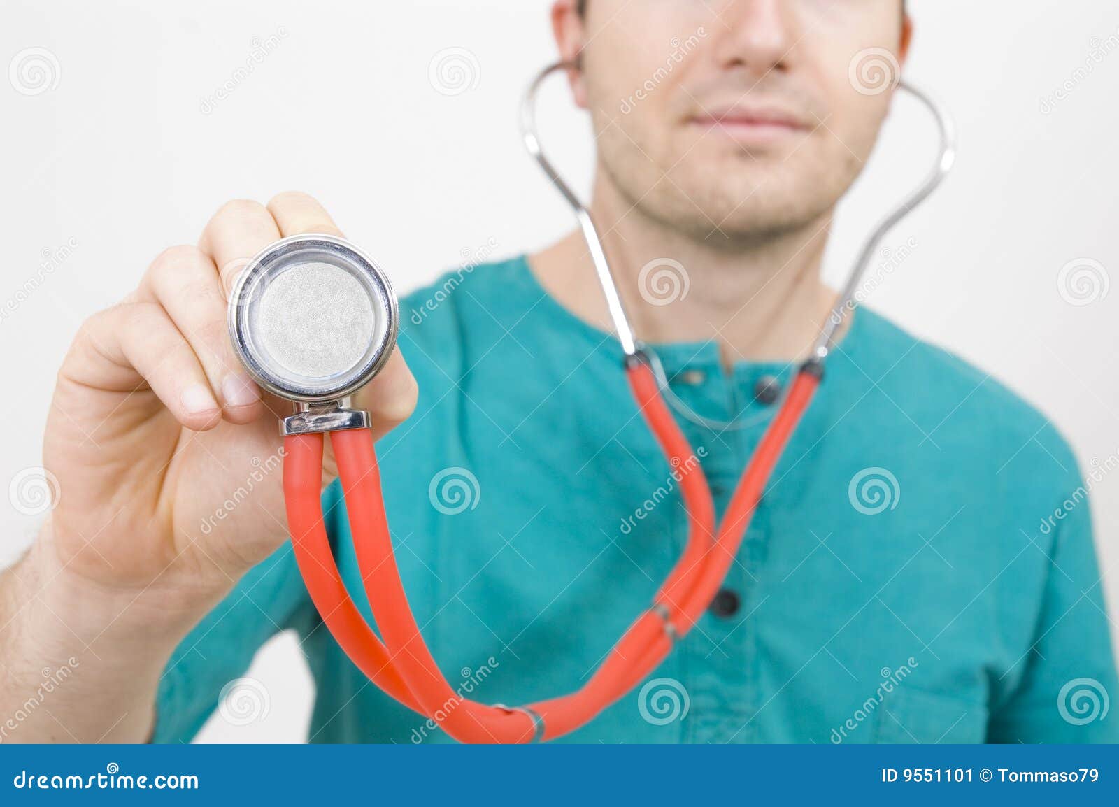 Stethoscope male nurse stock image. Image of career, happy 9551101