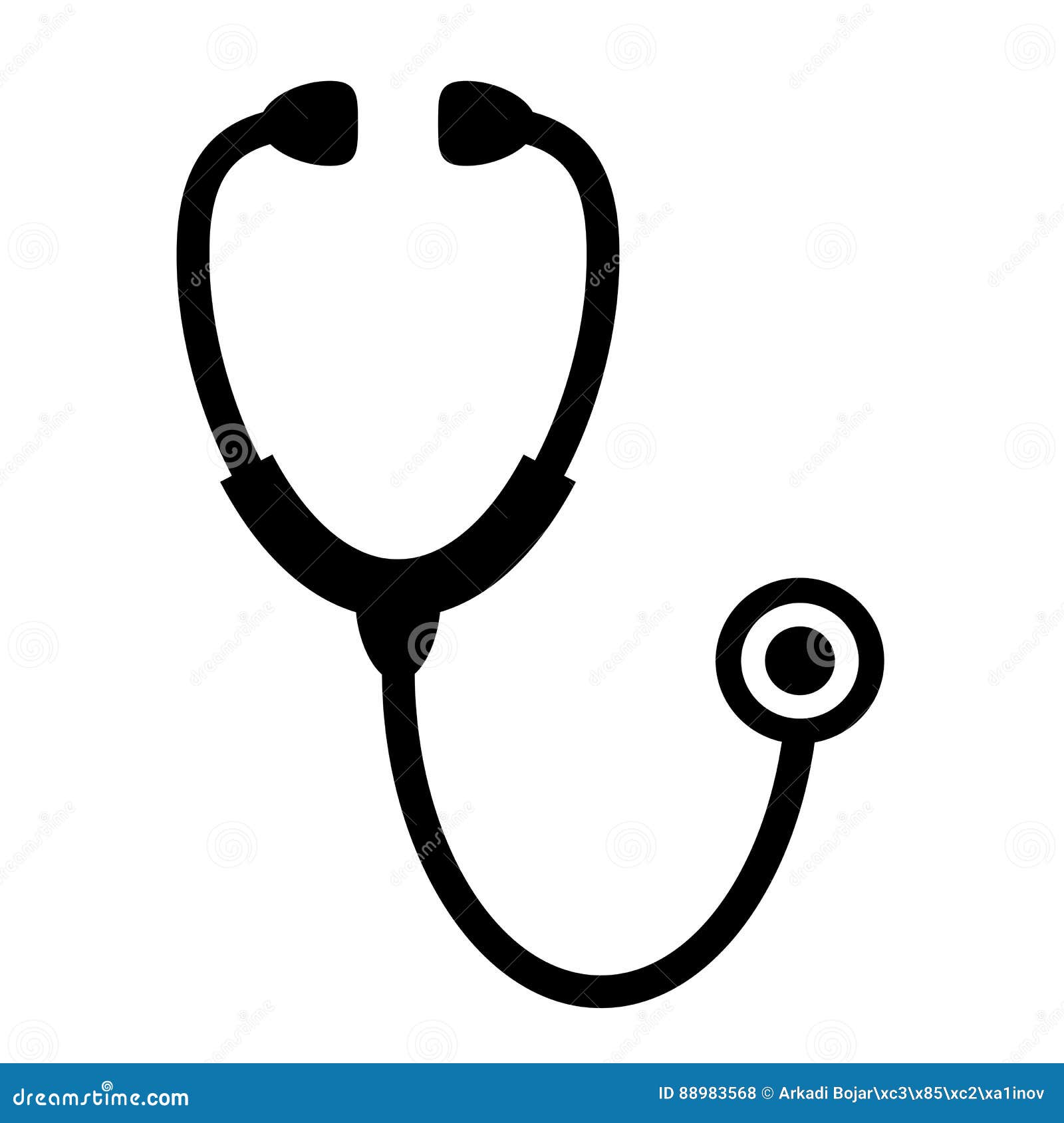stethoscope medical icon