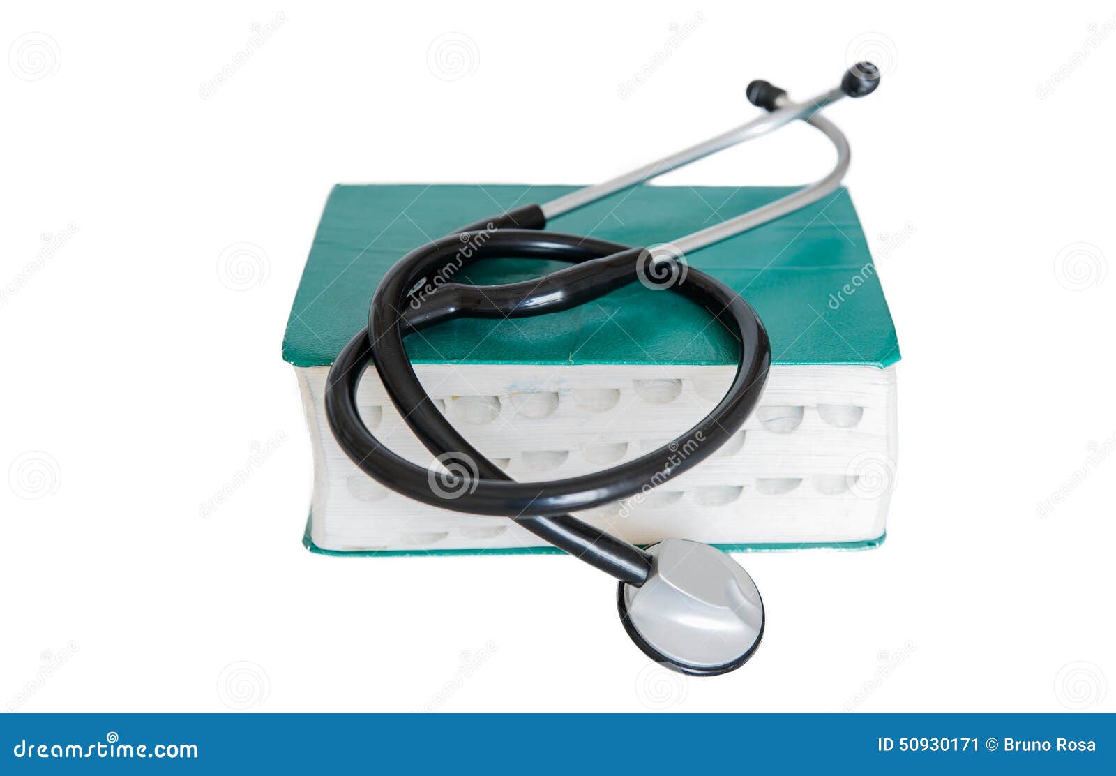Stethoscope and Medicine Book Stock Image Image of equipment