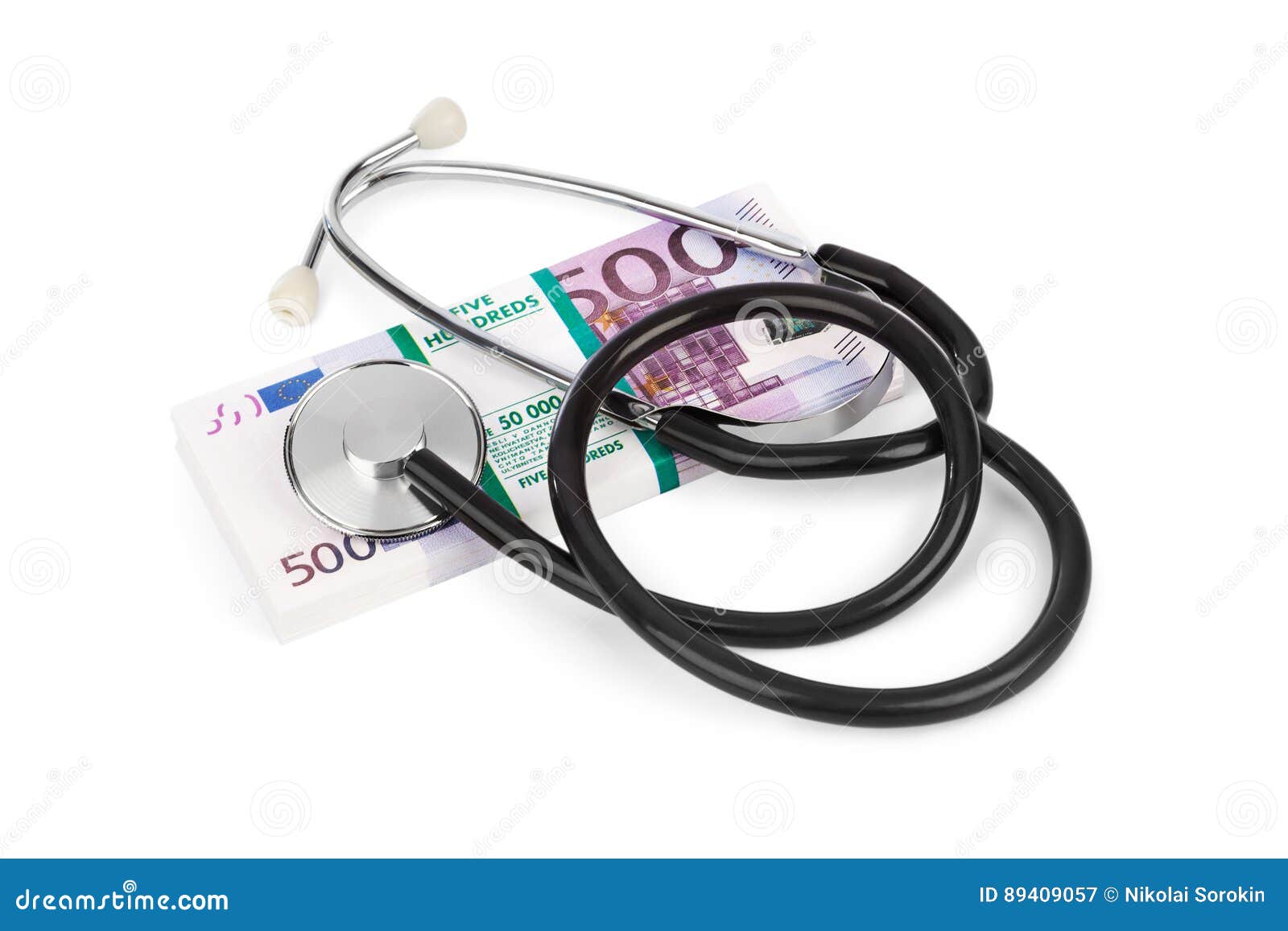 Stethoscope and money stock image. Image of concept, bank 89409057