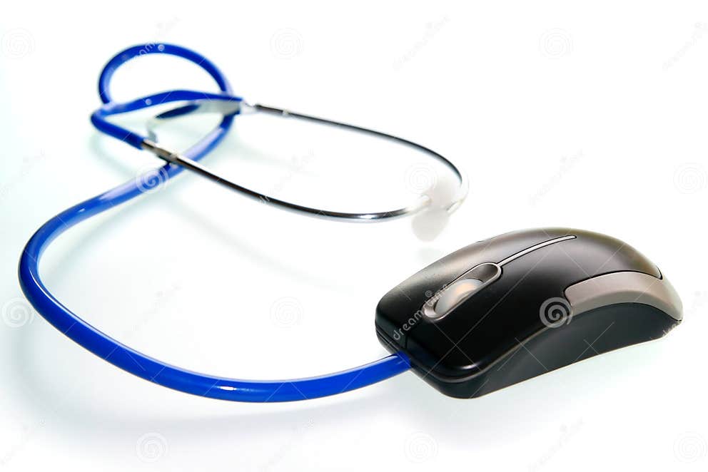 Stethoscope and of mouse stock photo. Image of listen 3655036
