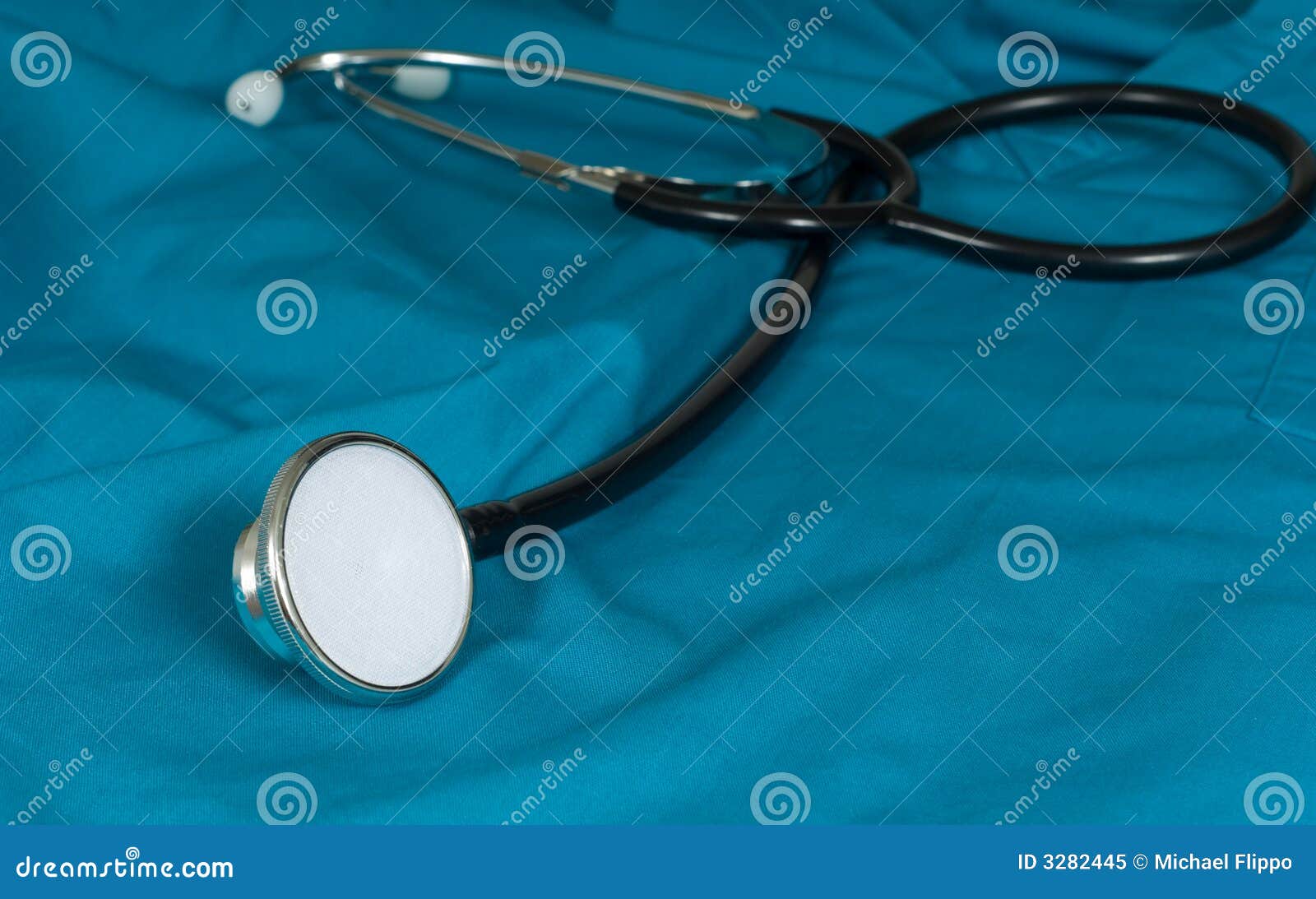 Stethoscope and Scrubs stock image. Image of healthcare 3282445