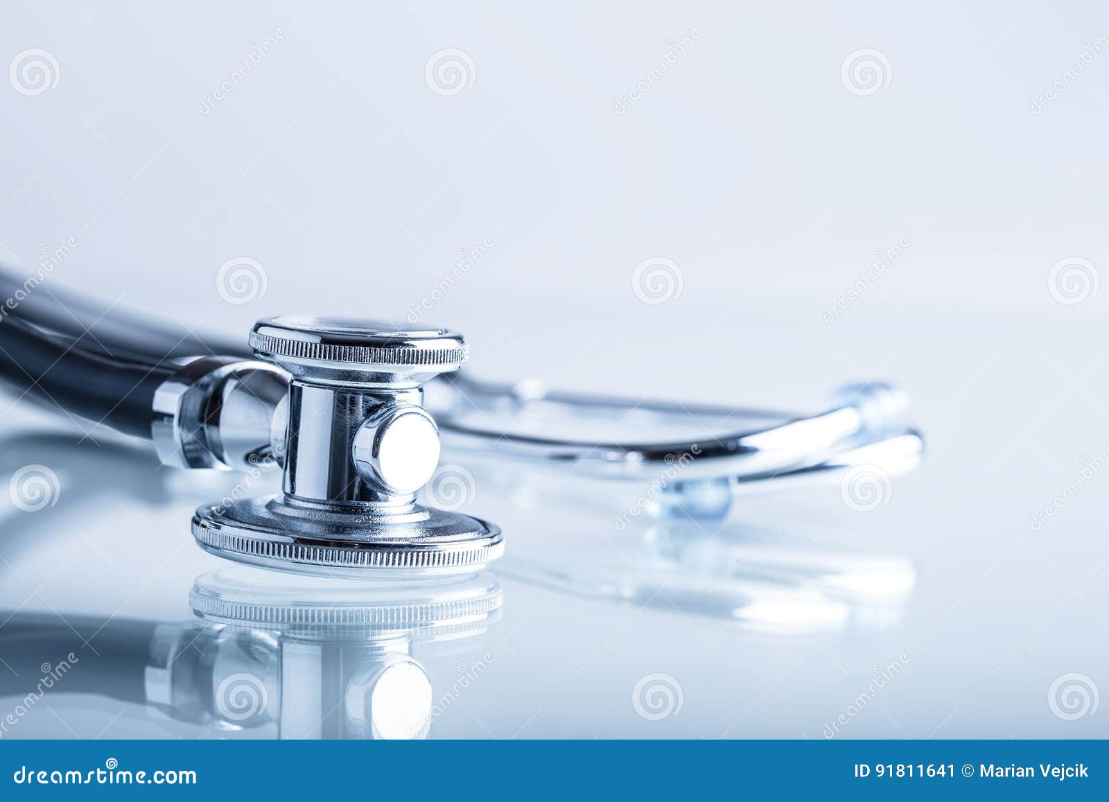 Stethoscope. Stethoscope for Heart Rate Measurement Stock Image Image