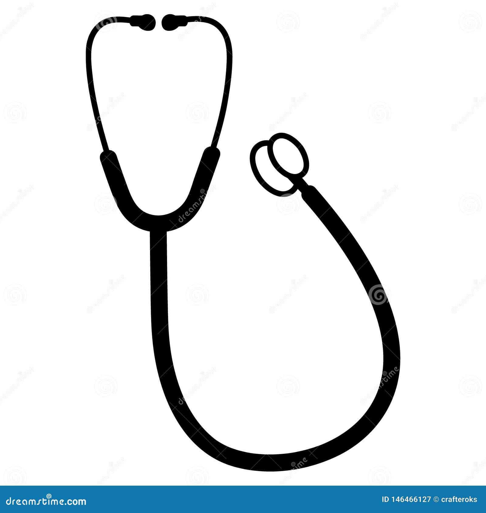 Download Stethoscope And A Silhouette Of Phone Royalty-Free Stock ...