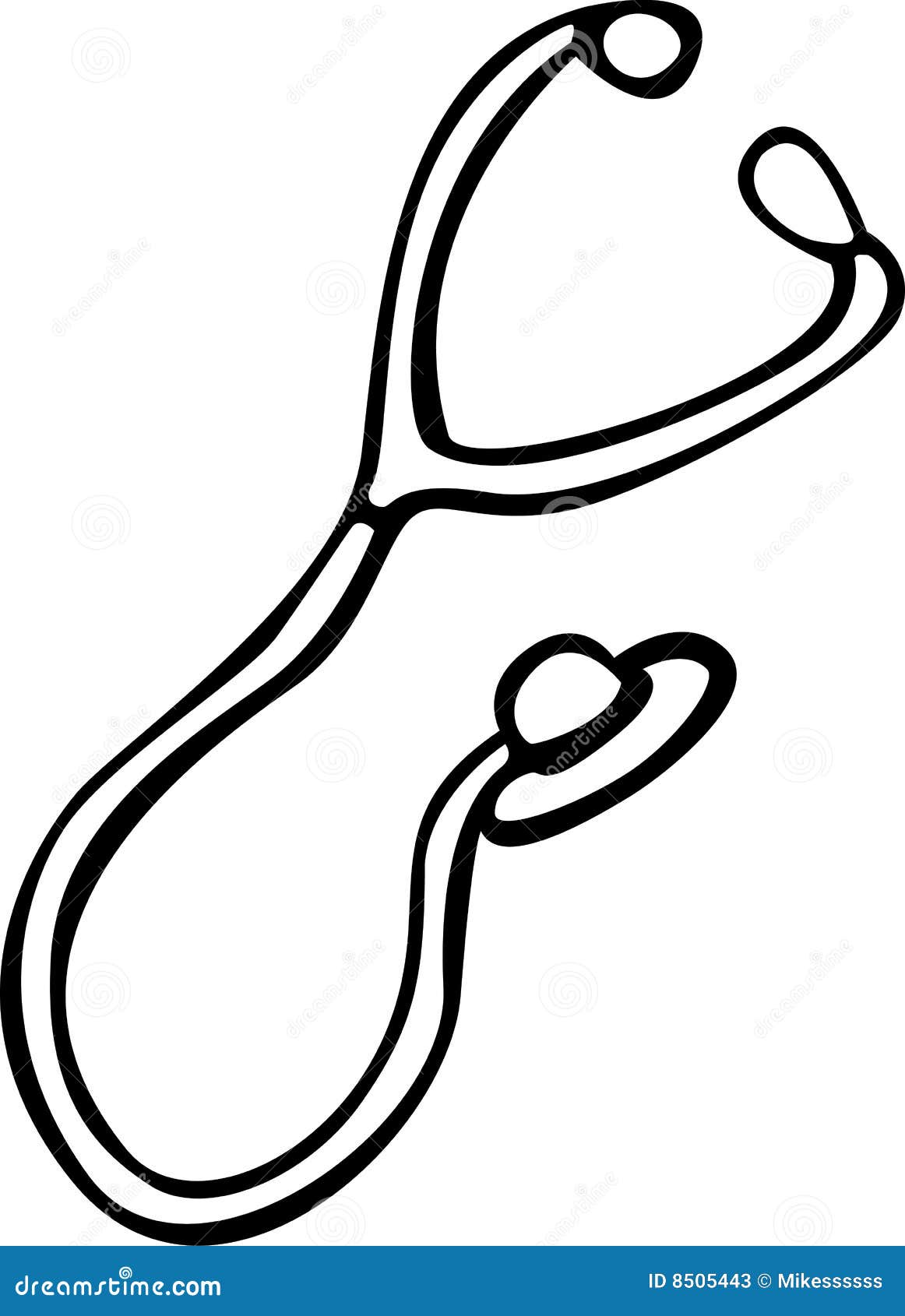 Stethoscope Vector Illustration Stock Vector Illustration of medical