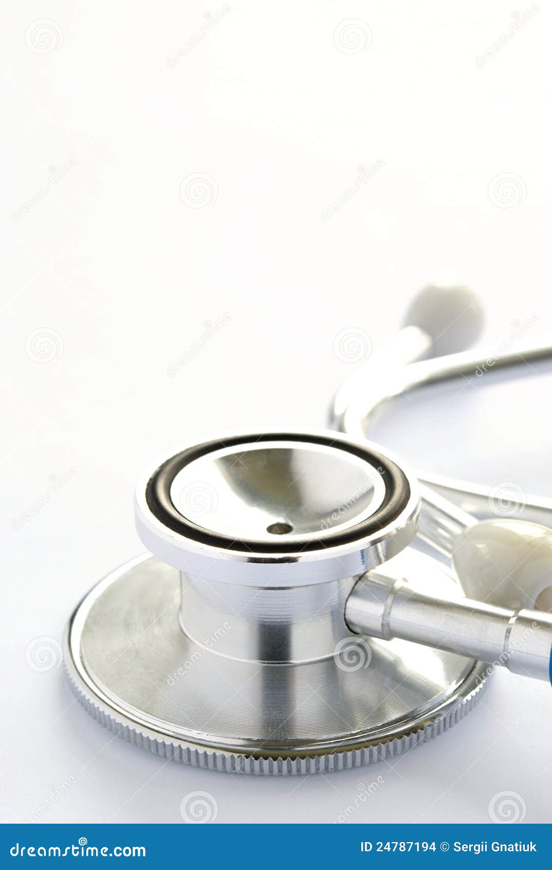 Stethoscope on White Background Stock Photo Image of hear, diagnostic
