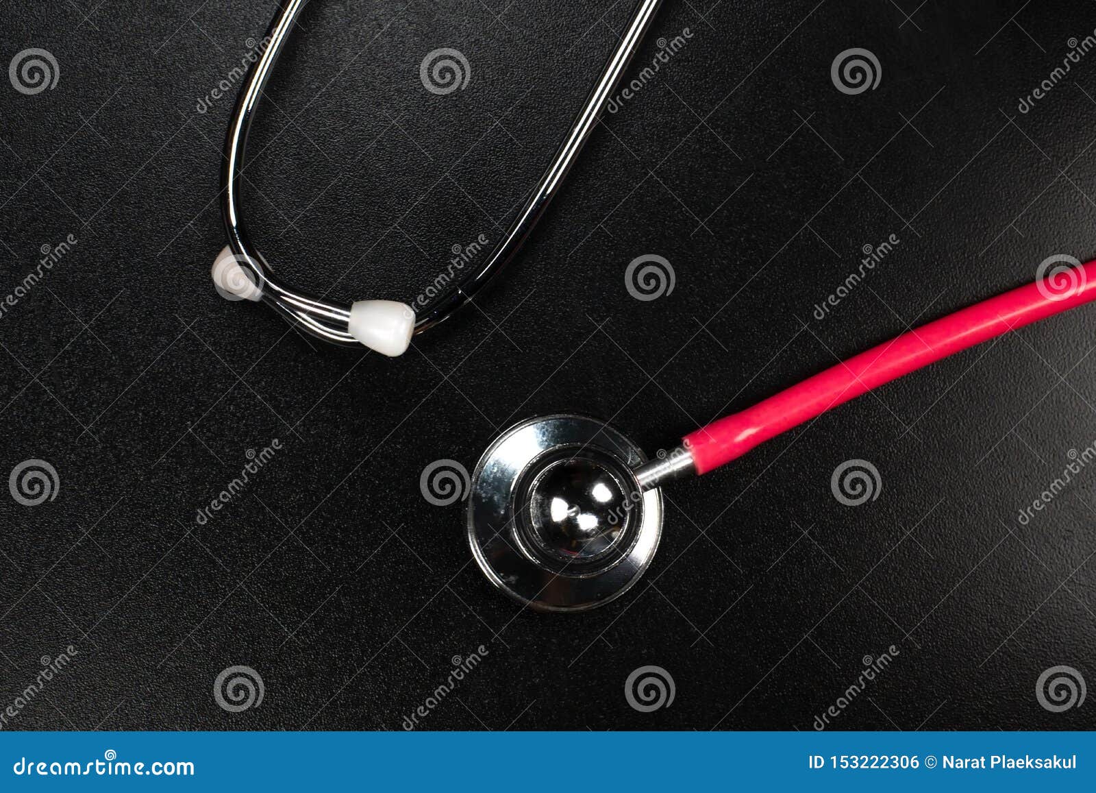 Stethoscopes are among the Most Important Tools a Nurse or Doctor Stock