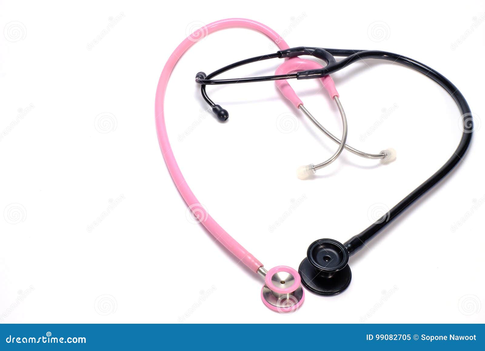 Stethoscopes stock image. Image of pink, design, white 99082705