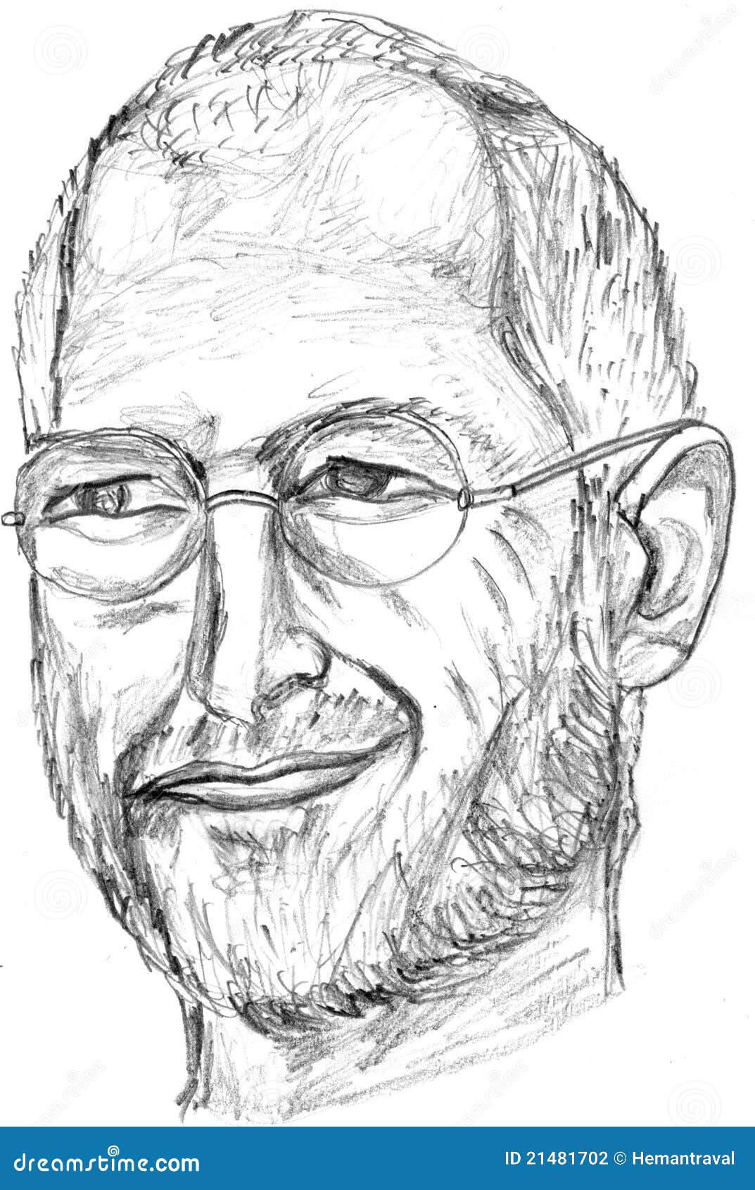 How to draw easy Steve Jobs face pencil drawing step by step  YouTube