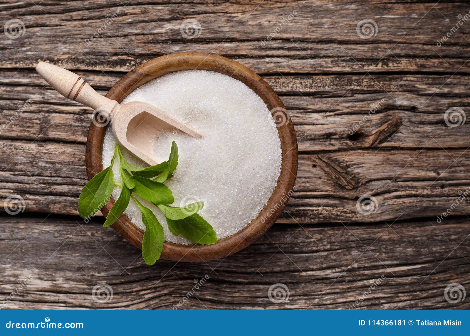 stevia rebaudiana, sweet leaf sugar substitute in woode