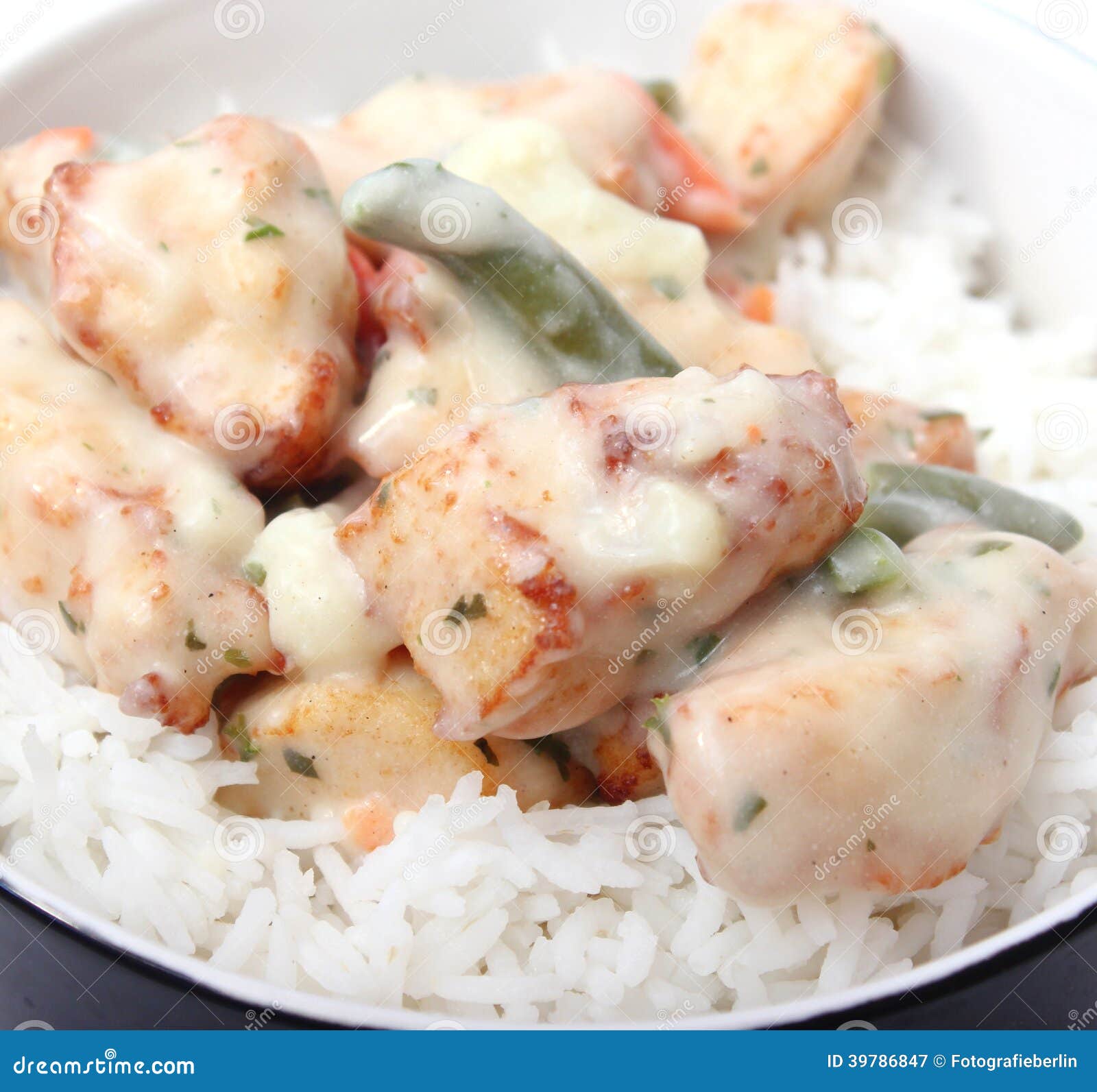 Stew of chicken with rice stock image. Image of meat 39786847