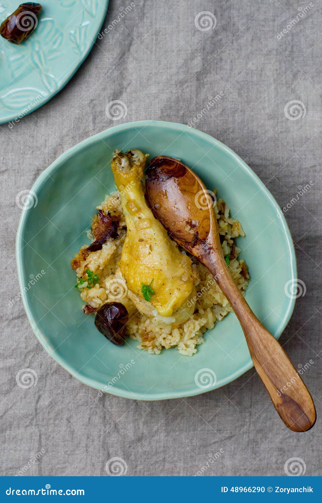 Stewed chicken with rice stock photo. Image of crockpot 48966290