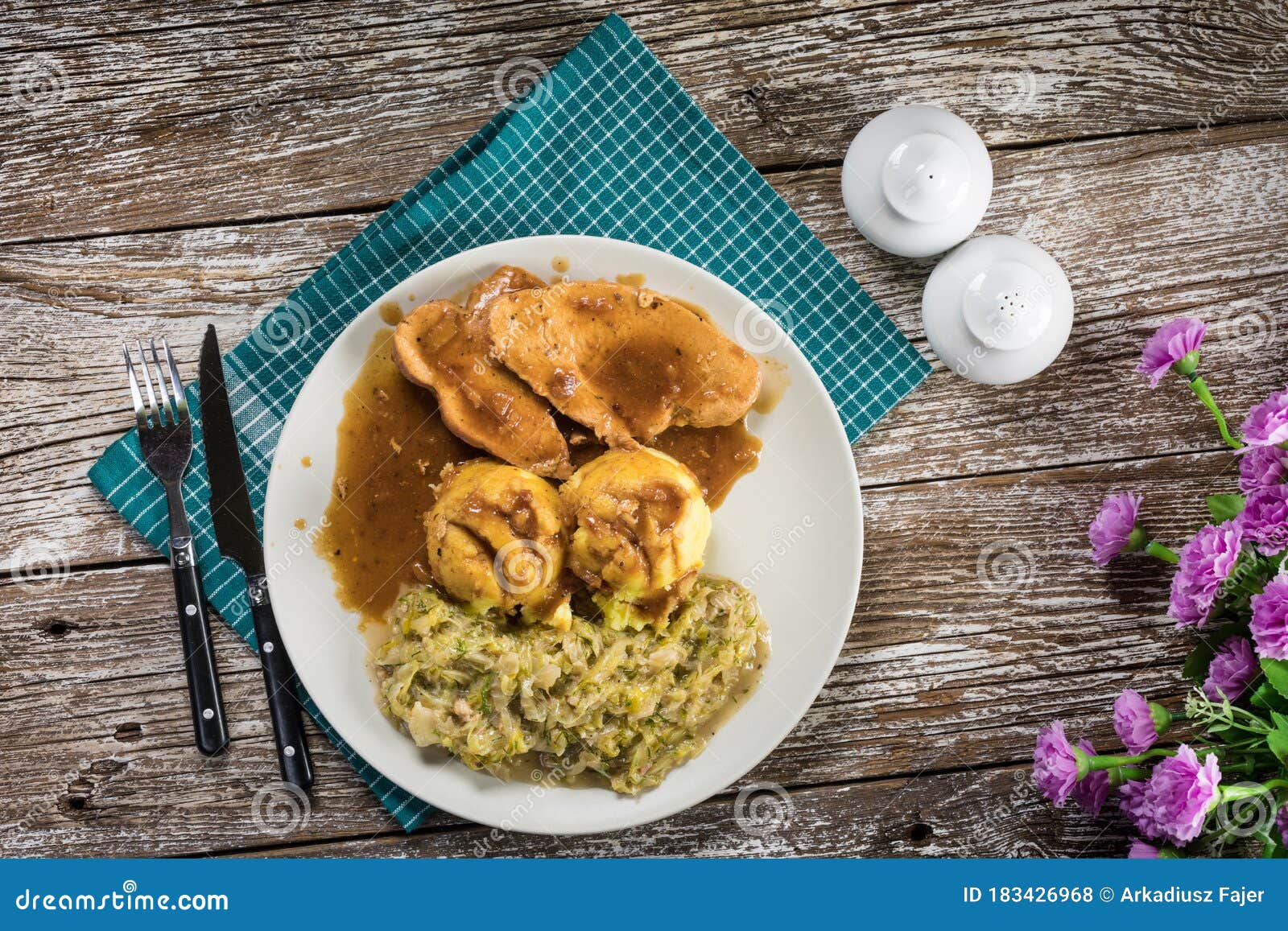 Stewed Turkey Meat in Gravy Stock Photo Image of view, lunch 183426968