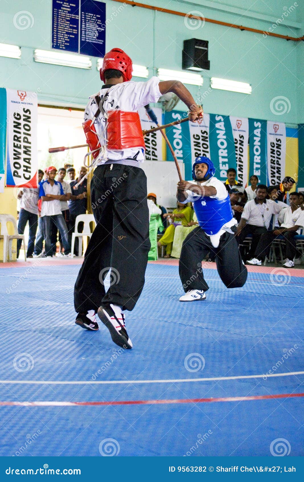 Stick Fighting Silambam Action Editorial Photography Image Of