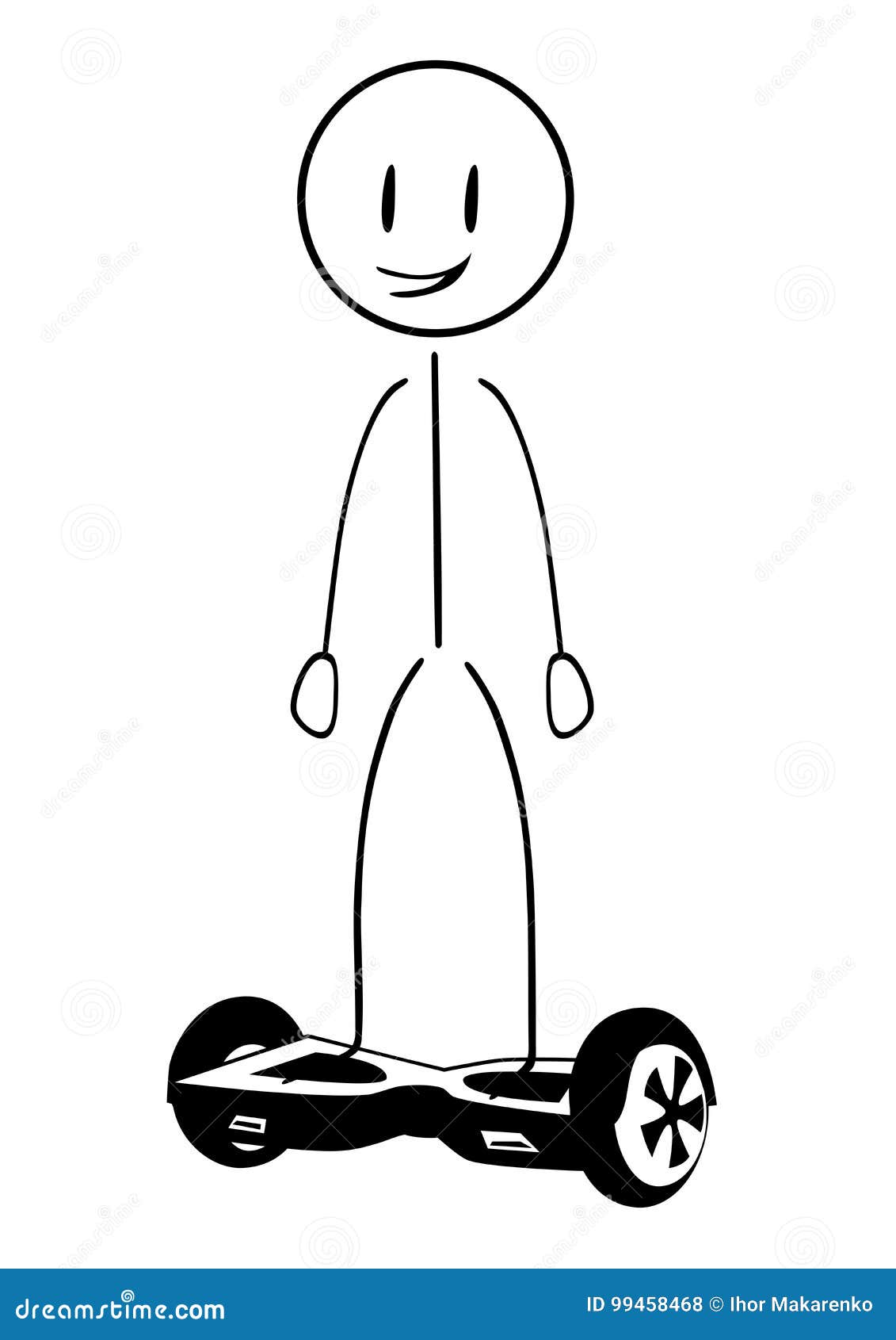 hoverboard drawing