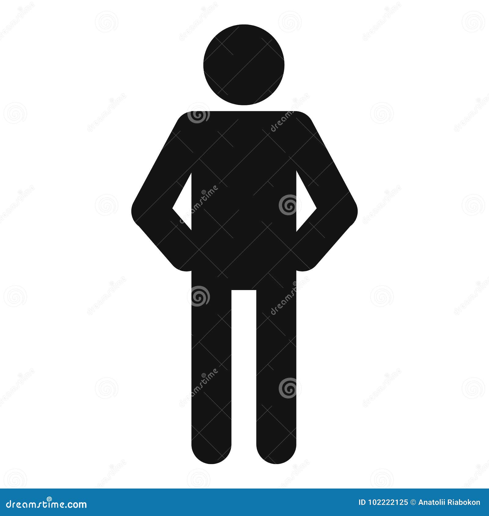 Stick Figure Stickman Icon Pictogram Graphic by anatolir56 · Creative  Fabrica