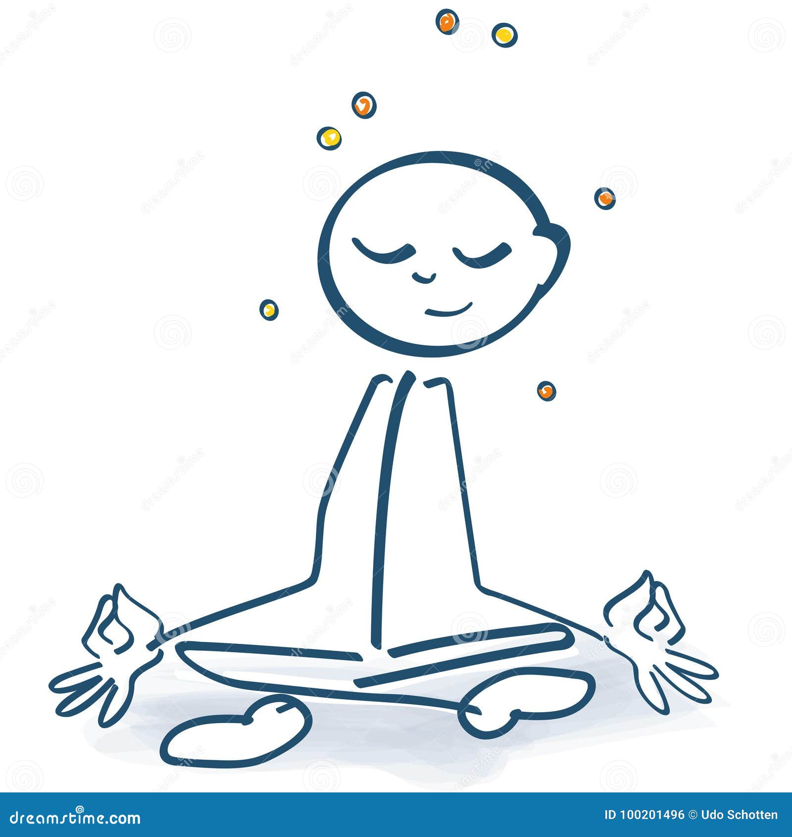 Stickyoga Stock Illustration - Download Image Now - Stick Figure