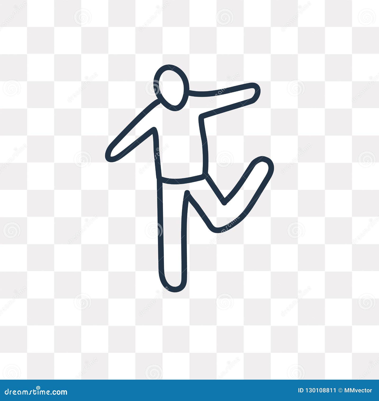 Running stick man Royalty Free Vector Image - VectorStock