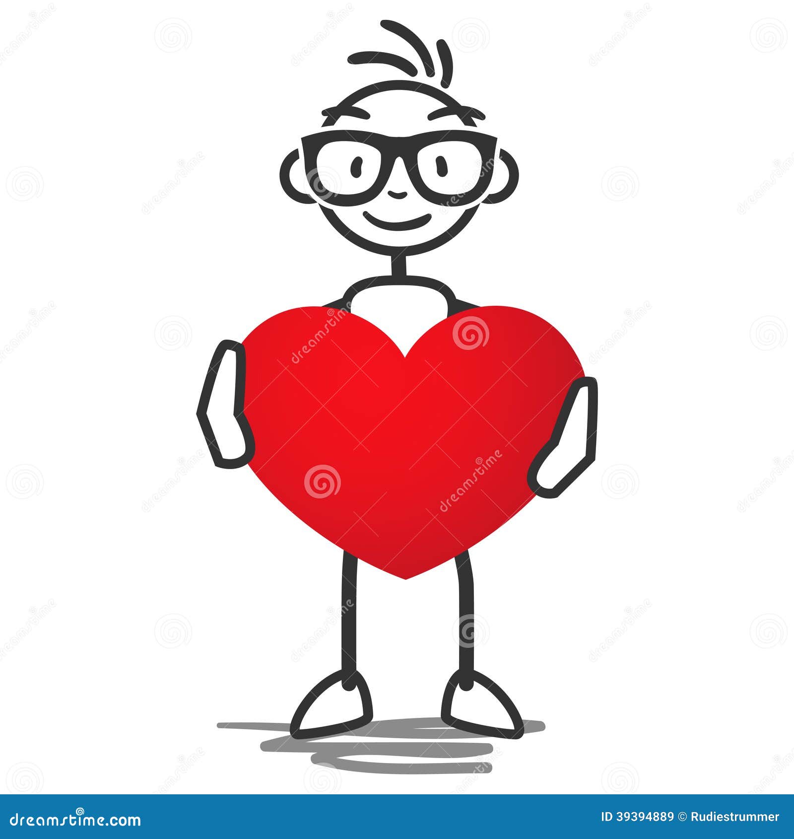 clipart man with heart - photo #22