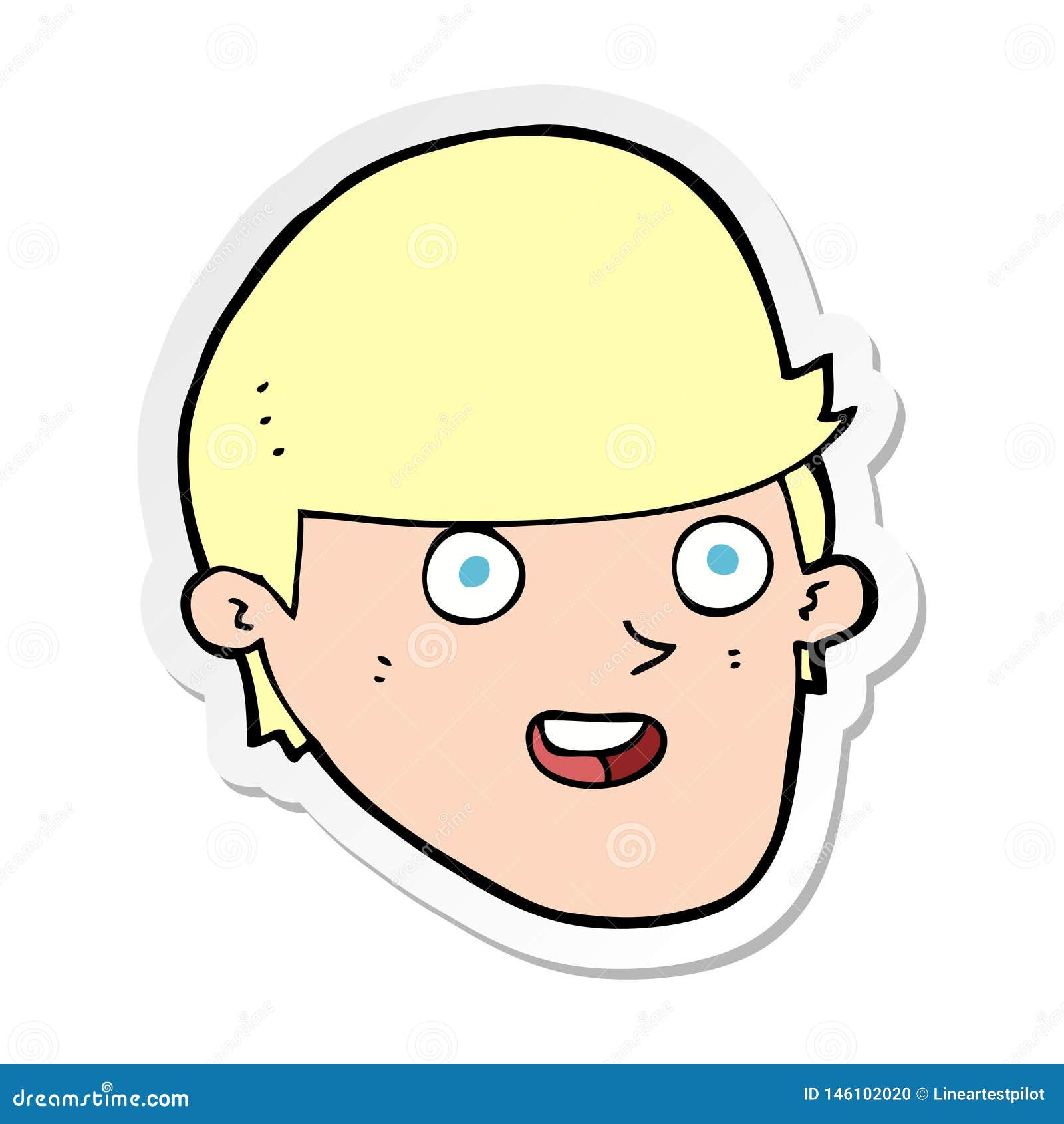Sticker of a Cartoon Man with Big Chin Stock Vector - Illustration of symbol, simple: 146102020 Sticker of a Cartoon Man with Big Chin Stock Vector - Illustration of symbol, simple: 146102020
