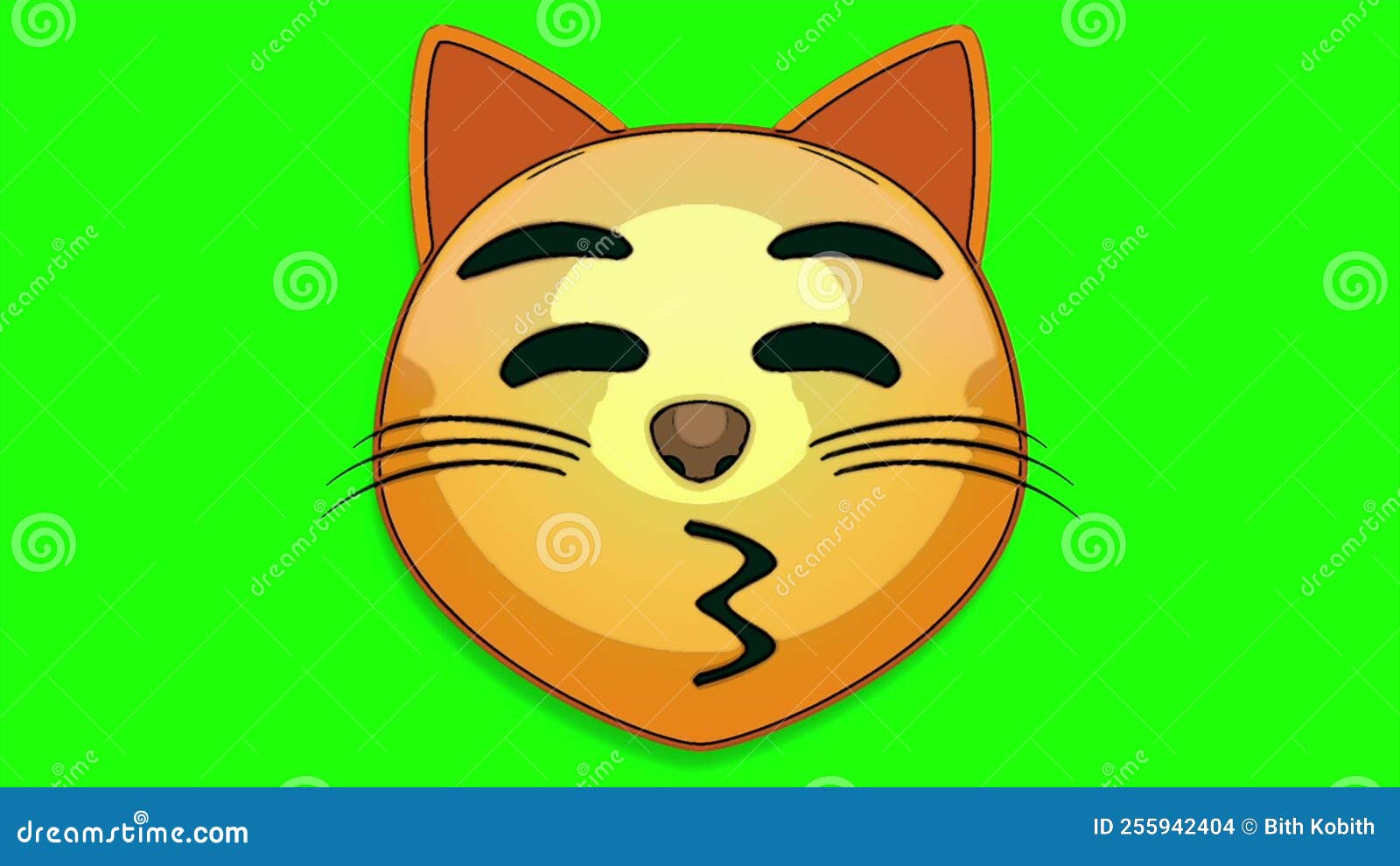 Cartoon Cat Emoji by barsrsindshop