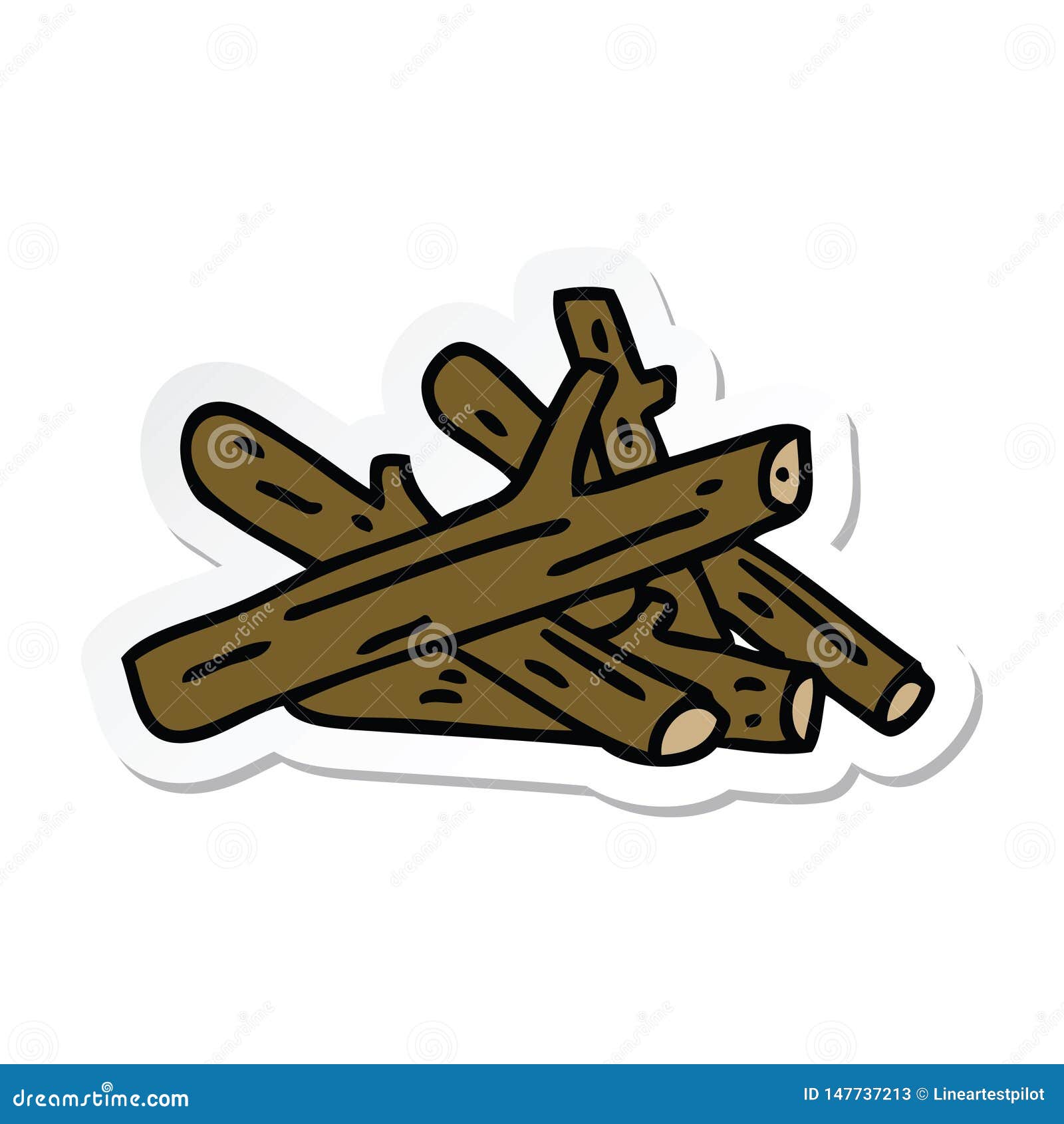 Sticks Logs Object Outdoors Cute Cartoon Sticker Decal Icon Stick Character  Doodle Drawing Illustration Art Artwork Funny Crazy Quirky Stock  Illustrations – 4 Sticks Logs Object Outdoors Cute Cartoon Sticker Decal  Icon