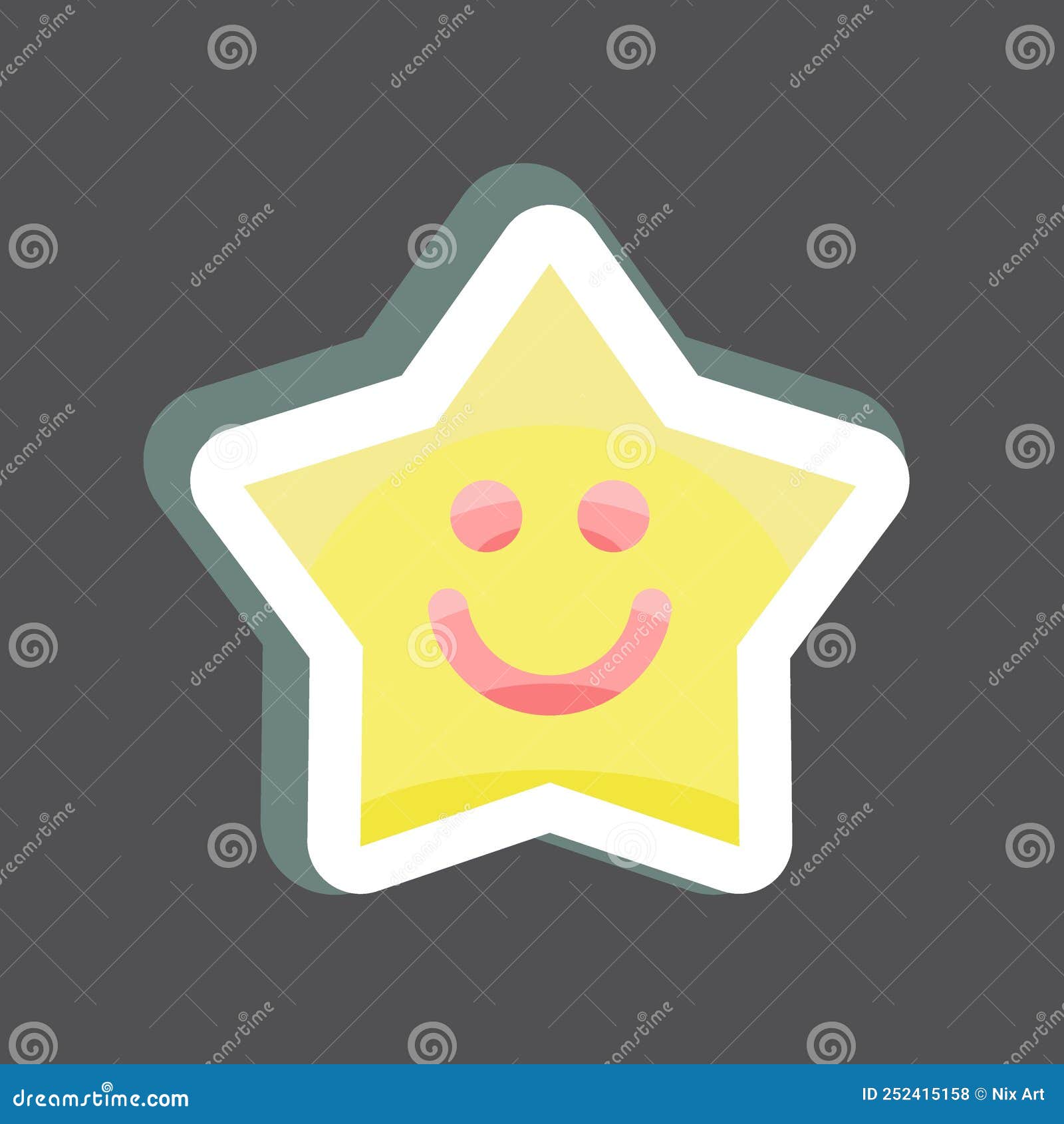 Dog Sticker, Sleeping Emoticon. Emoticon For Social Networks And
