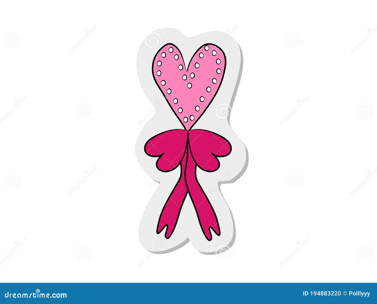 Awareness Pink Ribbon Heart Temporary Tattoo  Ships in 24 Hours