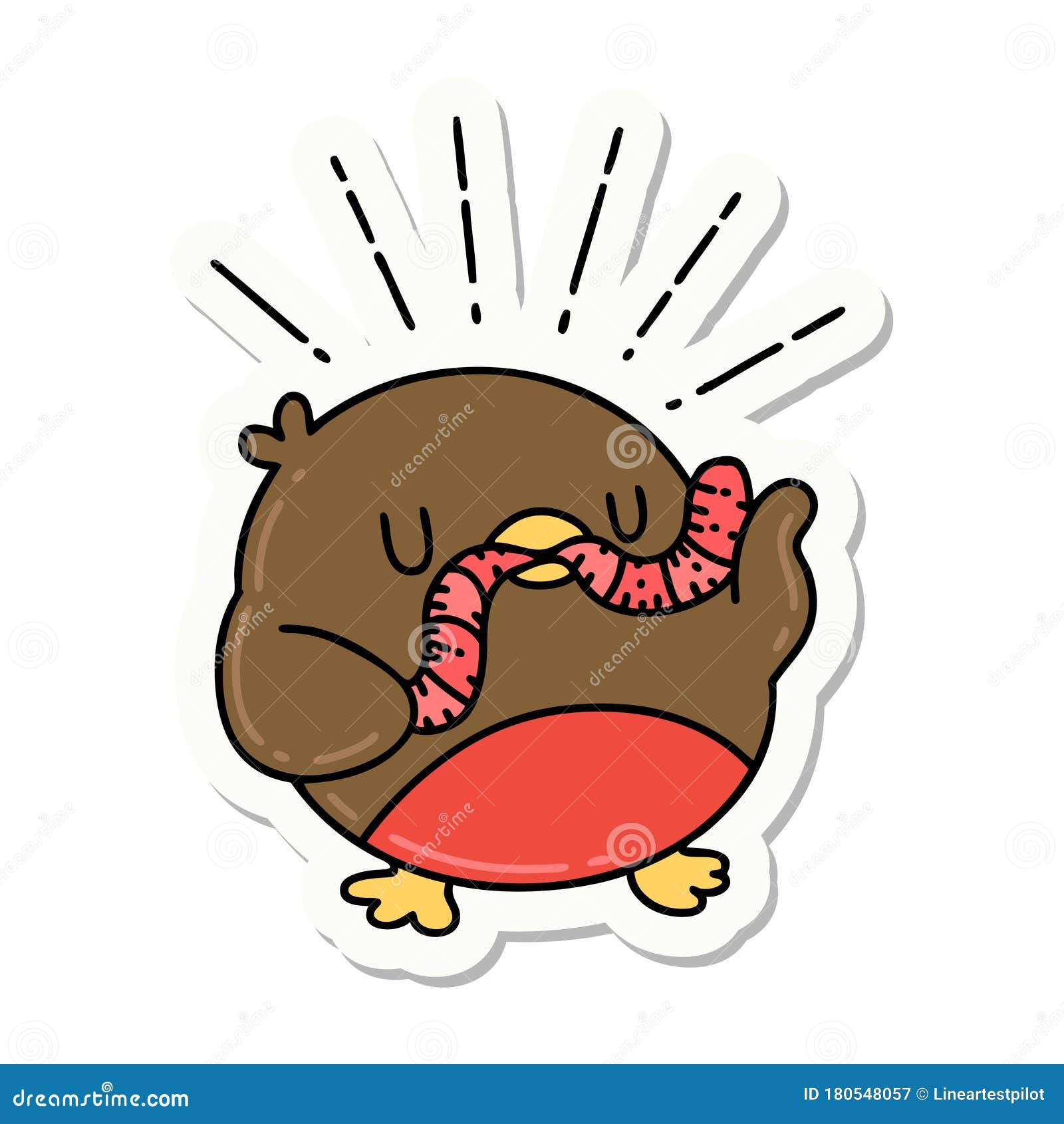 Sticker of Tattoo Style Robin with Worm Stock Vector - Illustration of vintage, style: 180548057 Sticker of Tattoo Style Robin with Worm Stock Vector - Illustration of vintage, style: 180548057