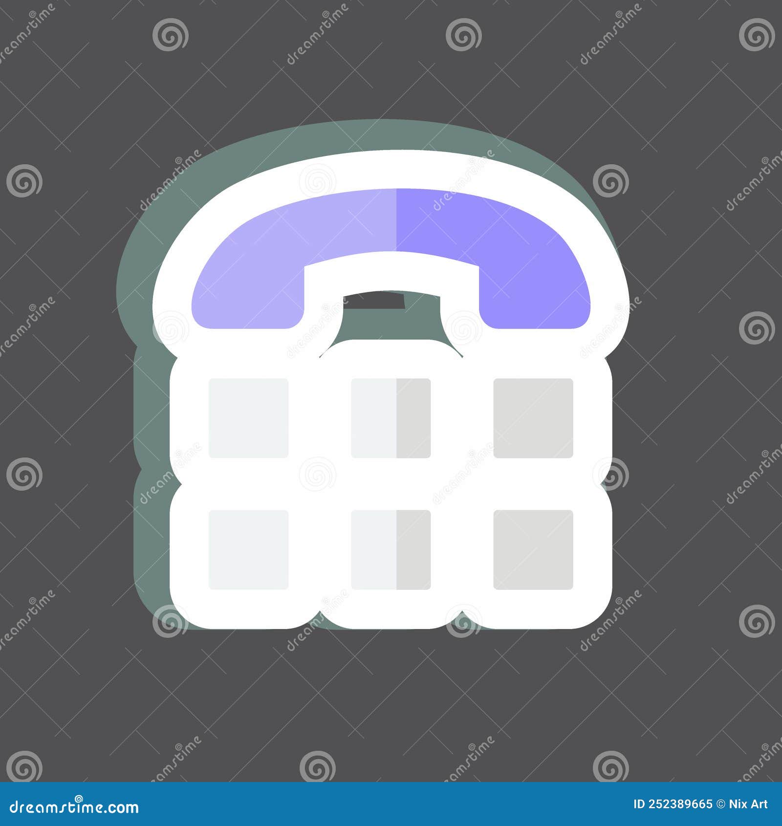 sticker teletype. suitable for mobile apps . simple  editable.  template . simple  