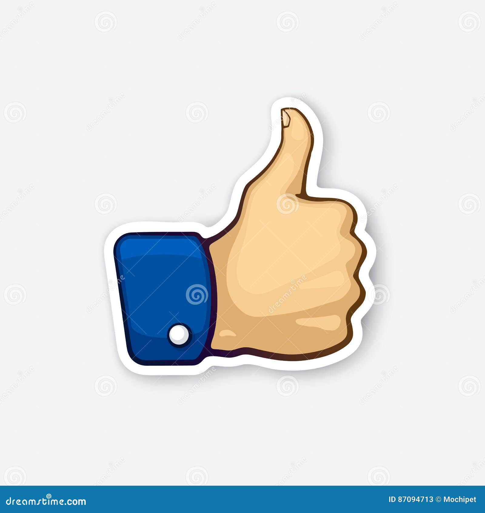 sticker thumb up  of like