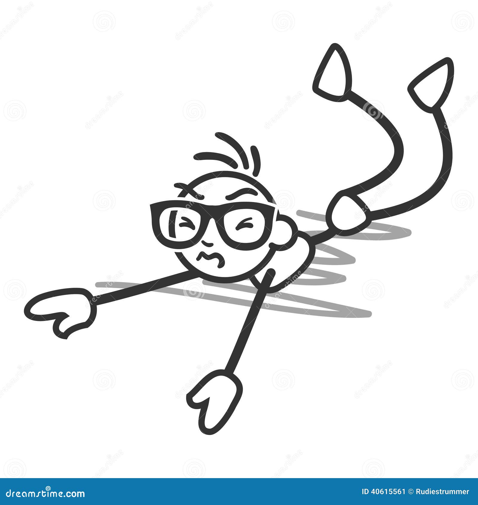 pix Person Falling Drawing dreamstime com