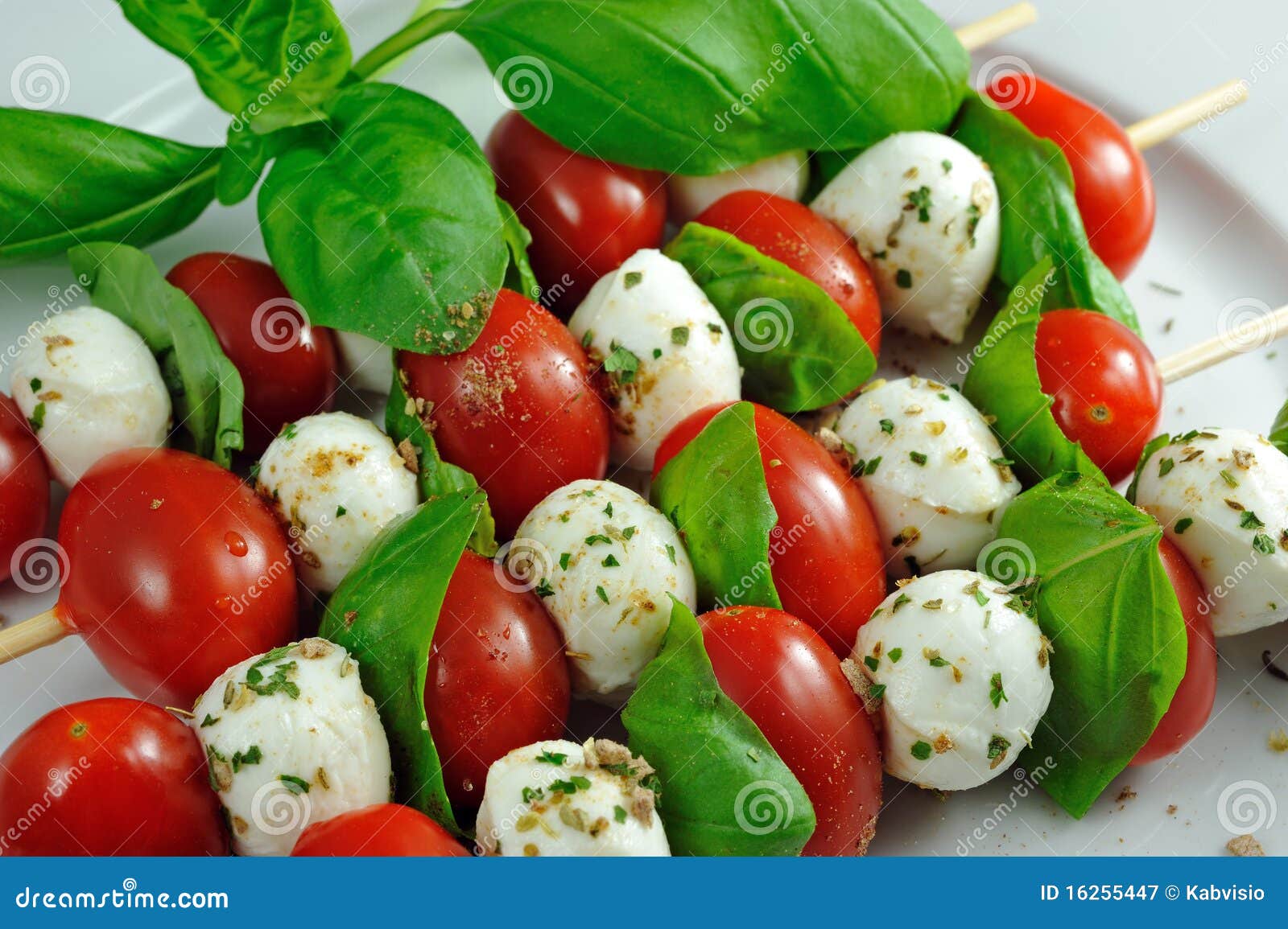 Sticks with Tomato, Mozzarella and Basil Stock Image Image of buffalo, basil 16255447