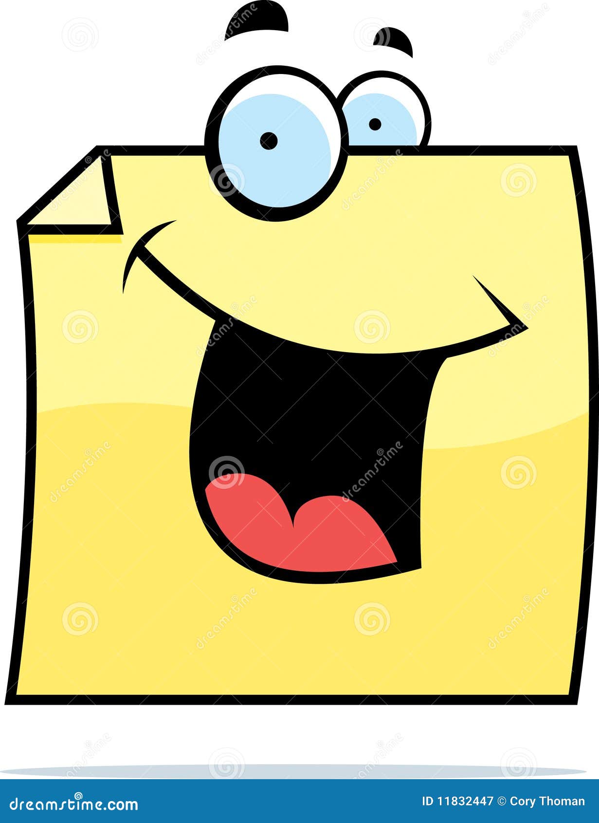 Sticky Note Smiling stock vector. Illustration of cartoon - 11832447 Sticky Note Smiling stock vector. Illustration of cartoon - 11832447