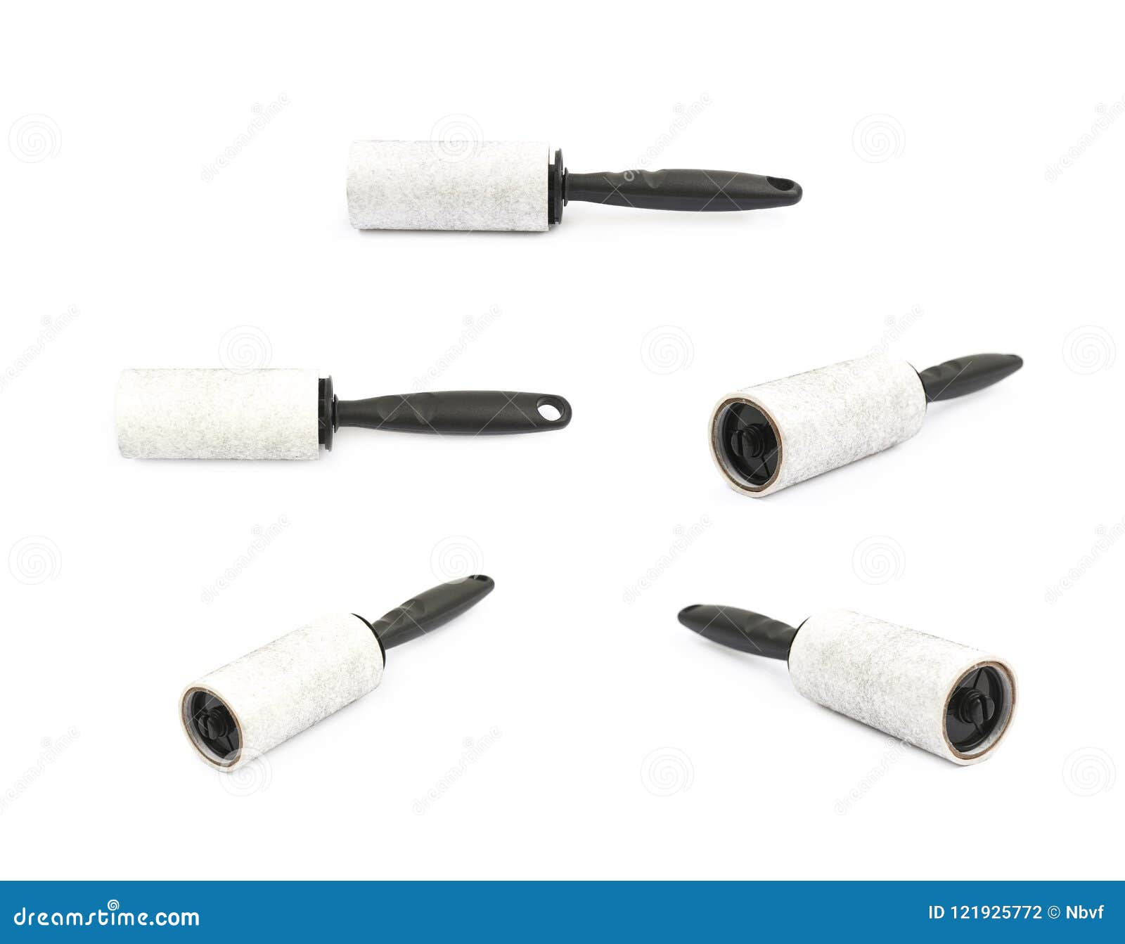 Sticky Roller for Clothes Isolated Stock Photo Image of cleanser, fabric 121925772