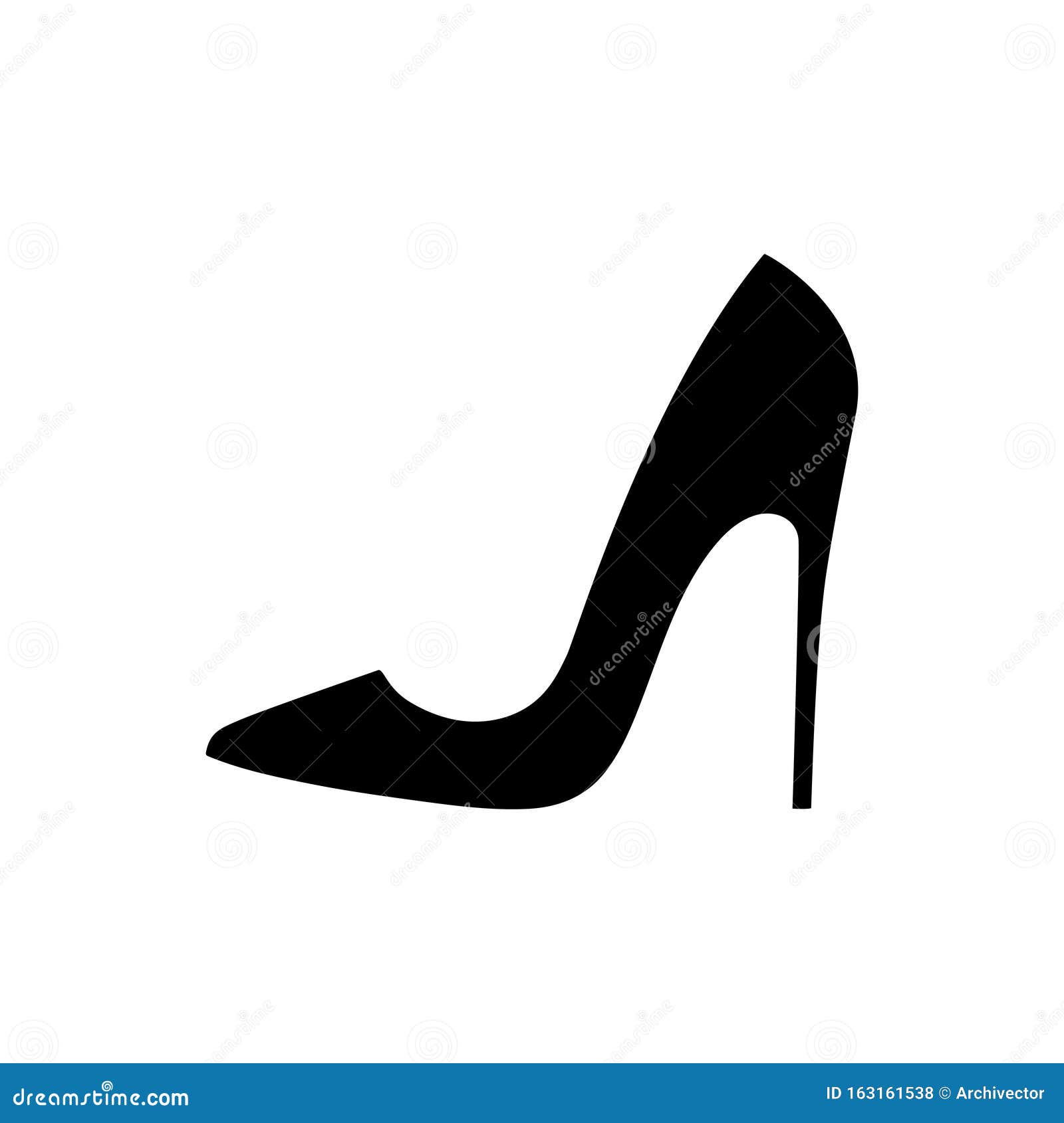 High Heels Silhouette Vector Art, Icons, and Graphics for Free Download