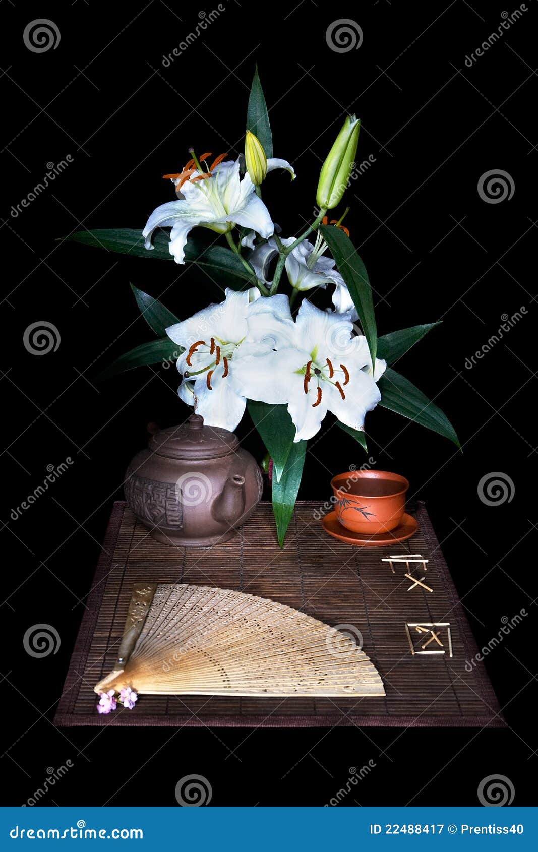 Still Life on Black Background Stock Image Image of buds, black 22488417