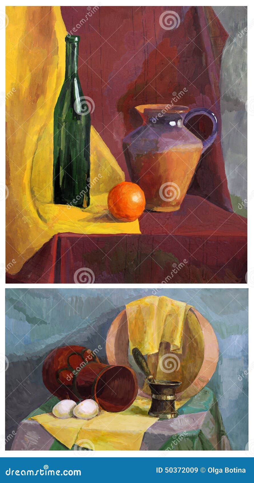 Still life gouache stock illustration. Illustration of bottle 50372009