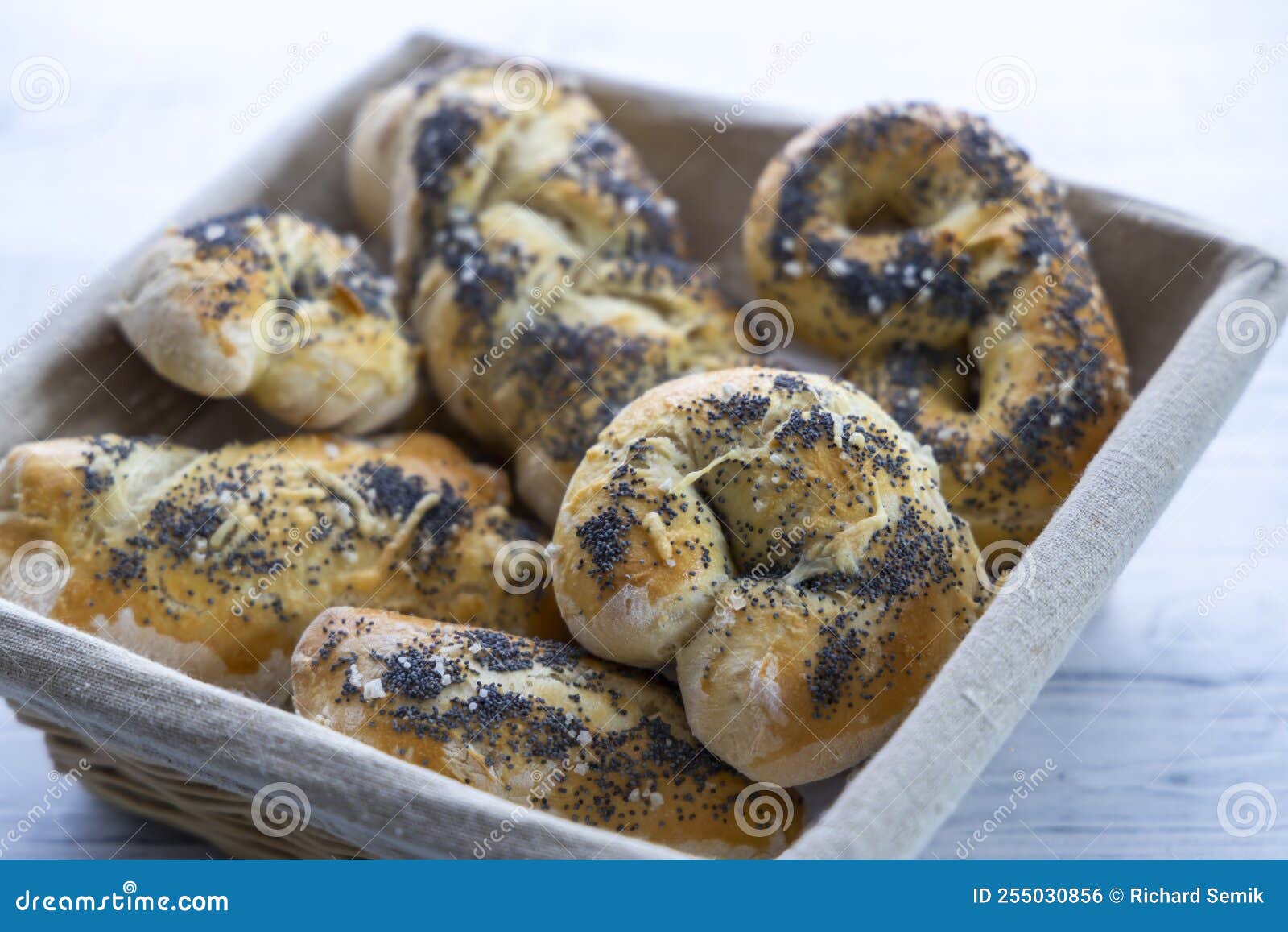 Still Life of Homemade Buns and Rolls Stock Photo Image of brown